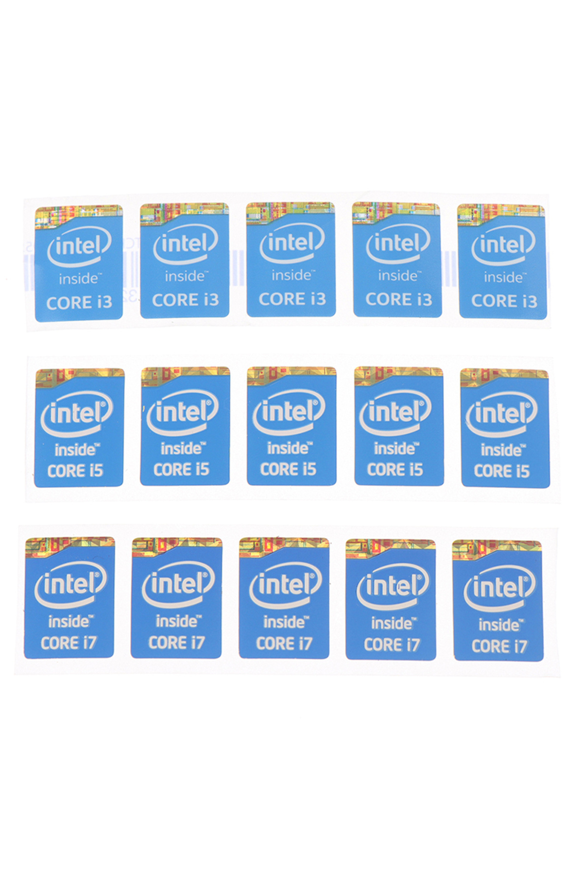Choice-5Pcs 4th Generation Intel Core I3 I5 I7 Sticker Label Notebook Decoration 8