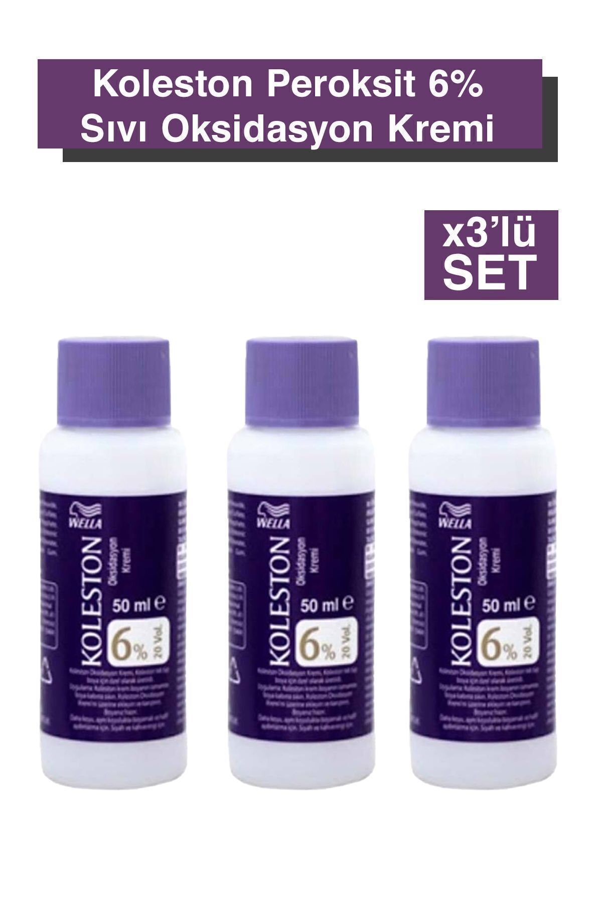 Wella Koleston Sıvı Peroksit %6 X 3 Adet