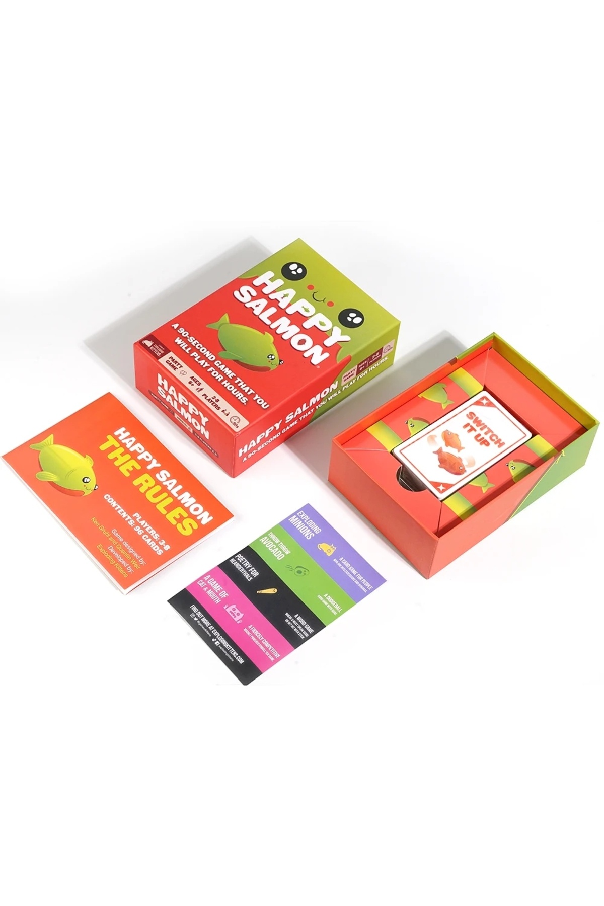 Choice-Exploding Kittens Happy Salmon Family Friendly Zombie Kittens A Little Wordy Party Games Card Gam... 5