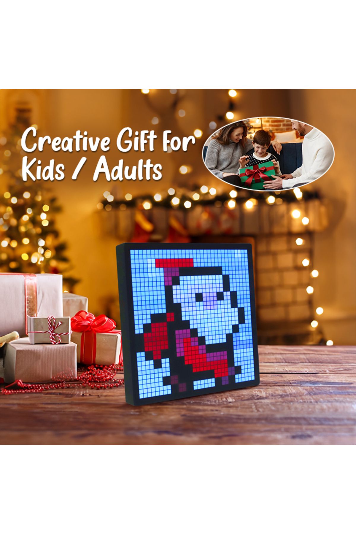 Choice-32X32 NFT Pixel Art LED Display Cool Bluetooth Speaker App Control Art Display For Gaming Room De... 7