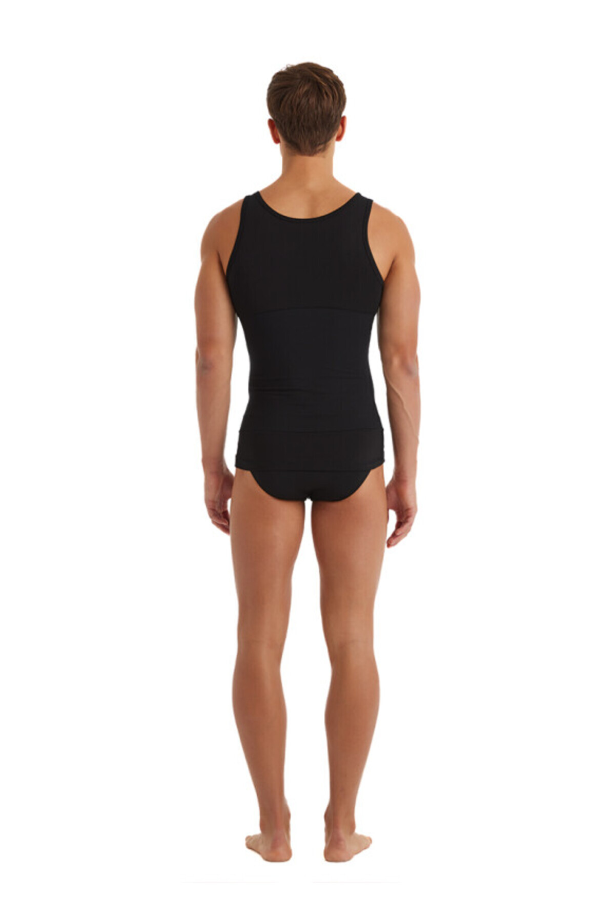 Blackspade-9209 Men's Corset Black Tank Top 5