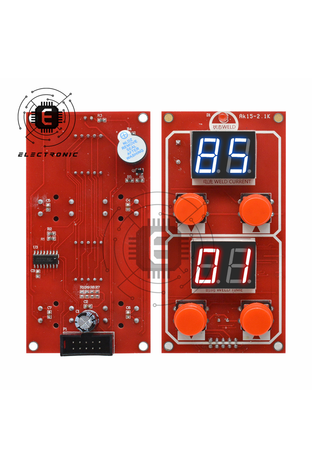Choice-NY-D04 40A/100A Dual Display Spot Welding Machine Transformer Spot Welder Controller Panel Board ... 4