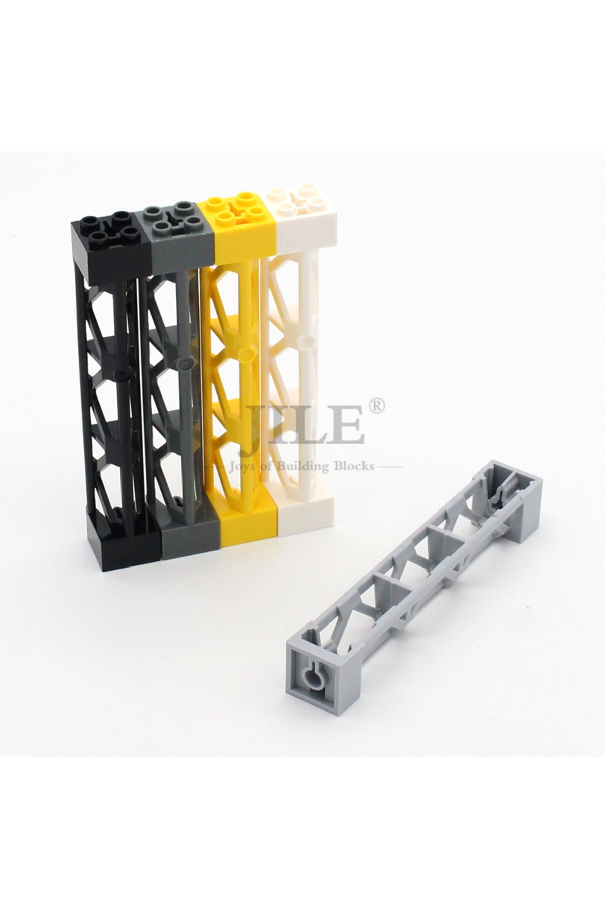 Choice-10 قطعة من برج Moc Shutter من الحديد Skelette Dest، 2x2x10 شعاع وأحجار سهلة ذاتية الصنع 2