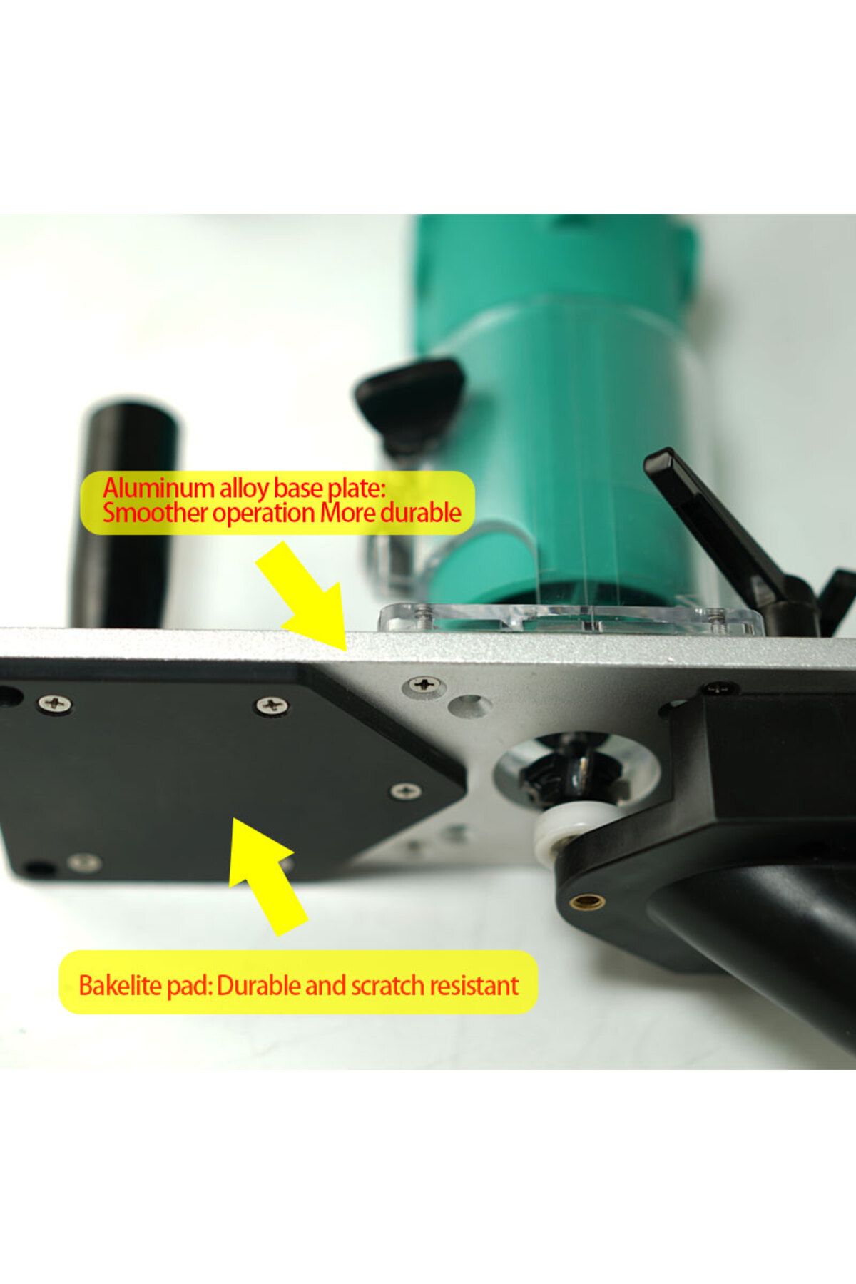 YOMO-Compact Router Milling Trimming Machine Base With Vacuum Interface for Woodworking Electric Trimm... 6