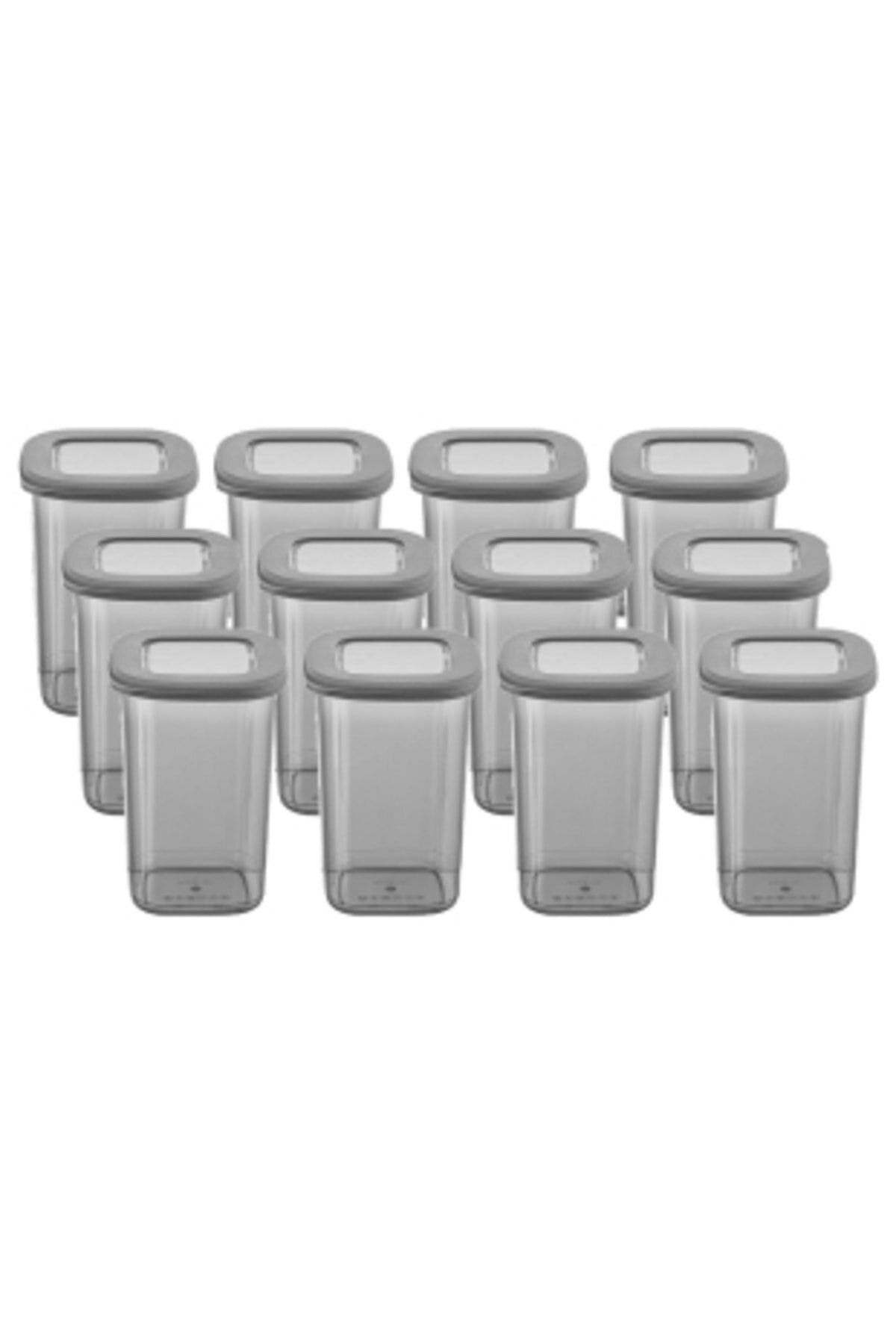 Vienev-Square Food Storage Container with Foly Label Set of 12 Medium Size 1.2 Liter 4