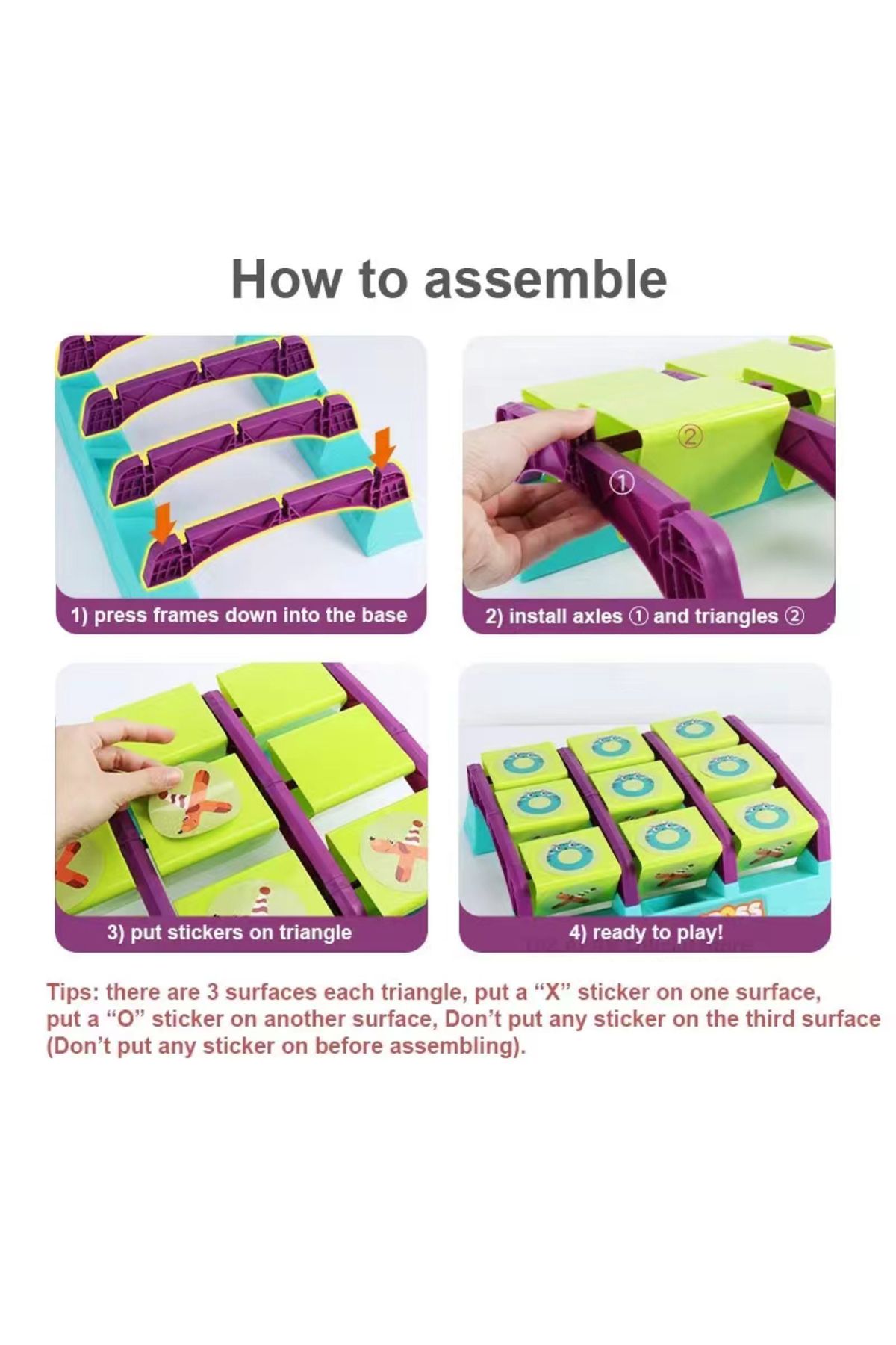 Choice-Tic Tac Toe Toss Sandbag Throwing Game Tictactoe Tossing Game Children multiplayer Sport Toy Outd... 5