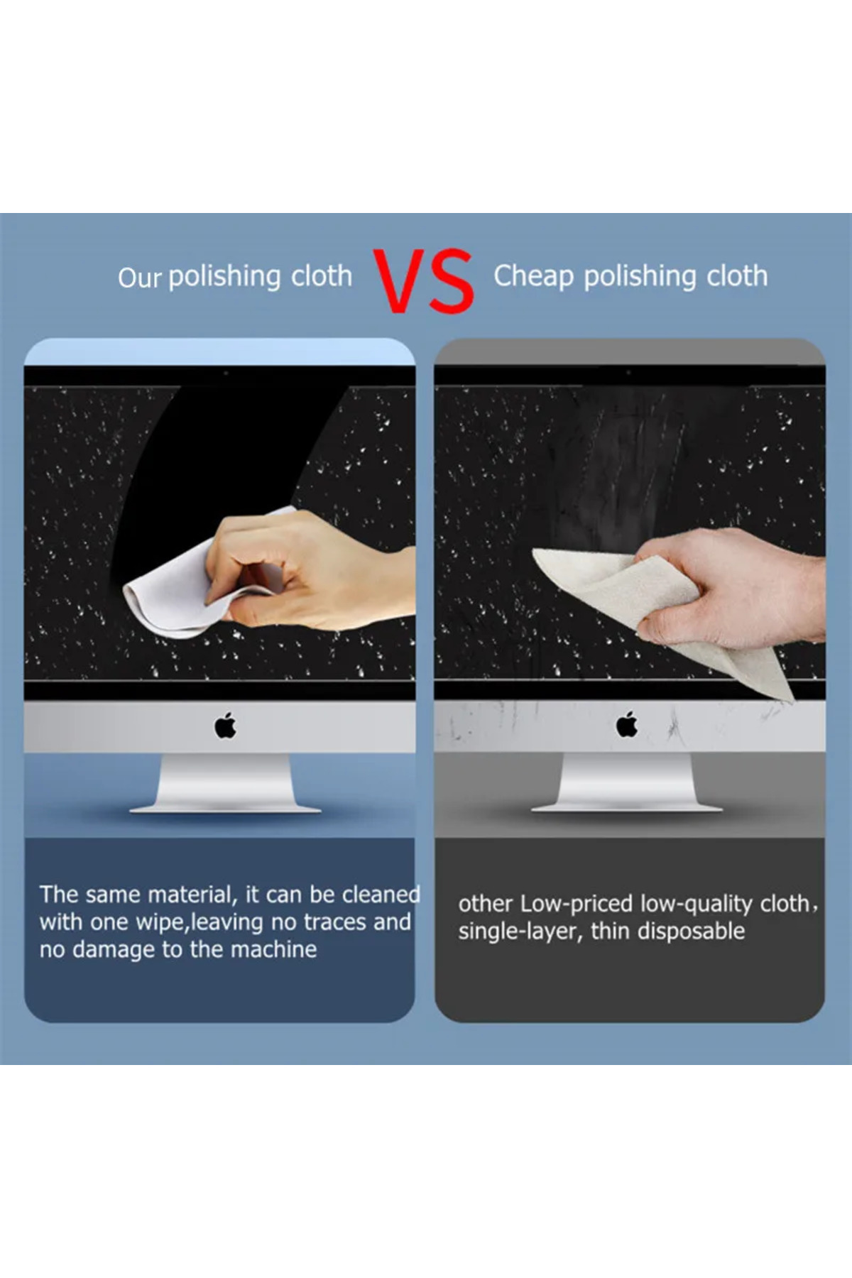 Choice-New Polishing Cloth for Apple Iphone Nano-Texture Screen Cleaning Cloth for IPad Mac IPod Pro App... 7