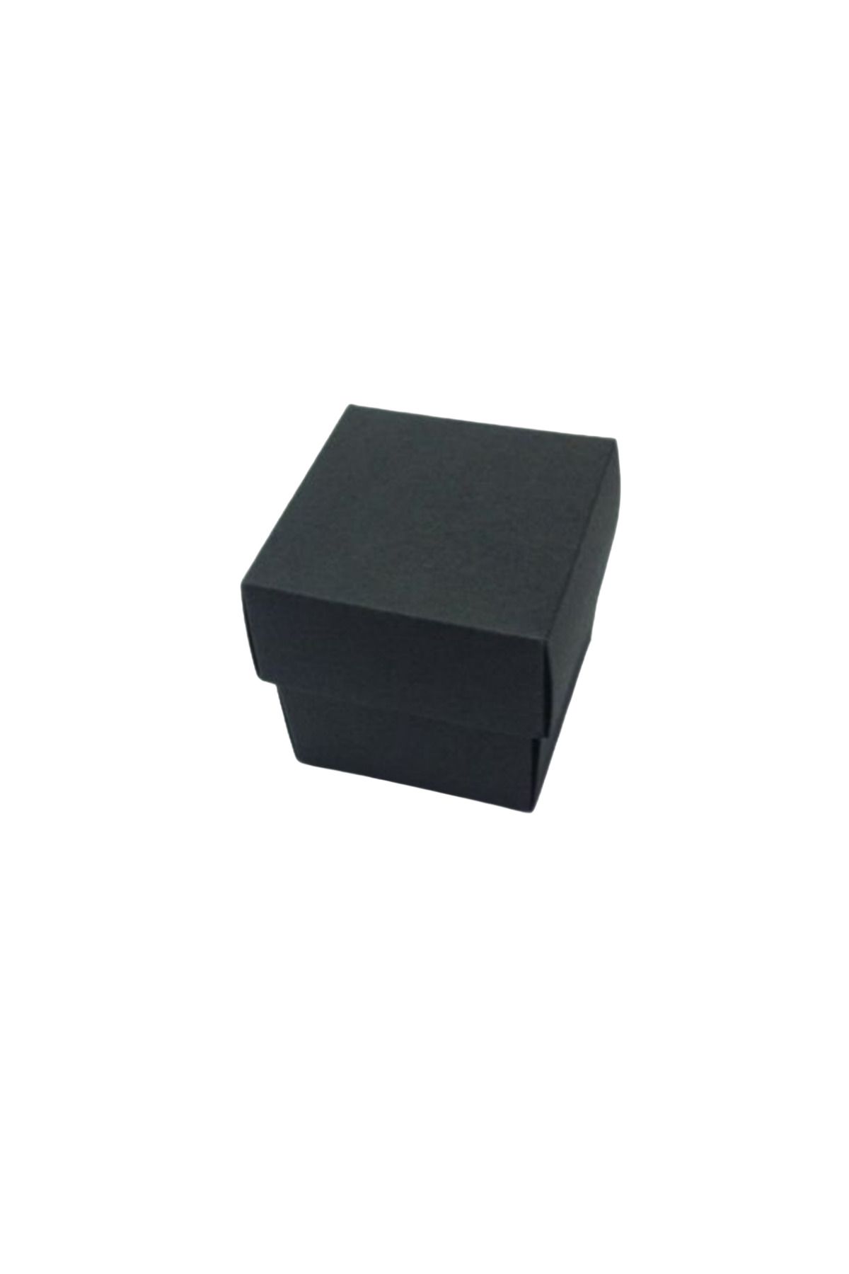 teknotrust 5x5x5 cm Tam Kapaklı 50 Adet Takı Saklama Kutusu, Siyah Renk