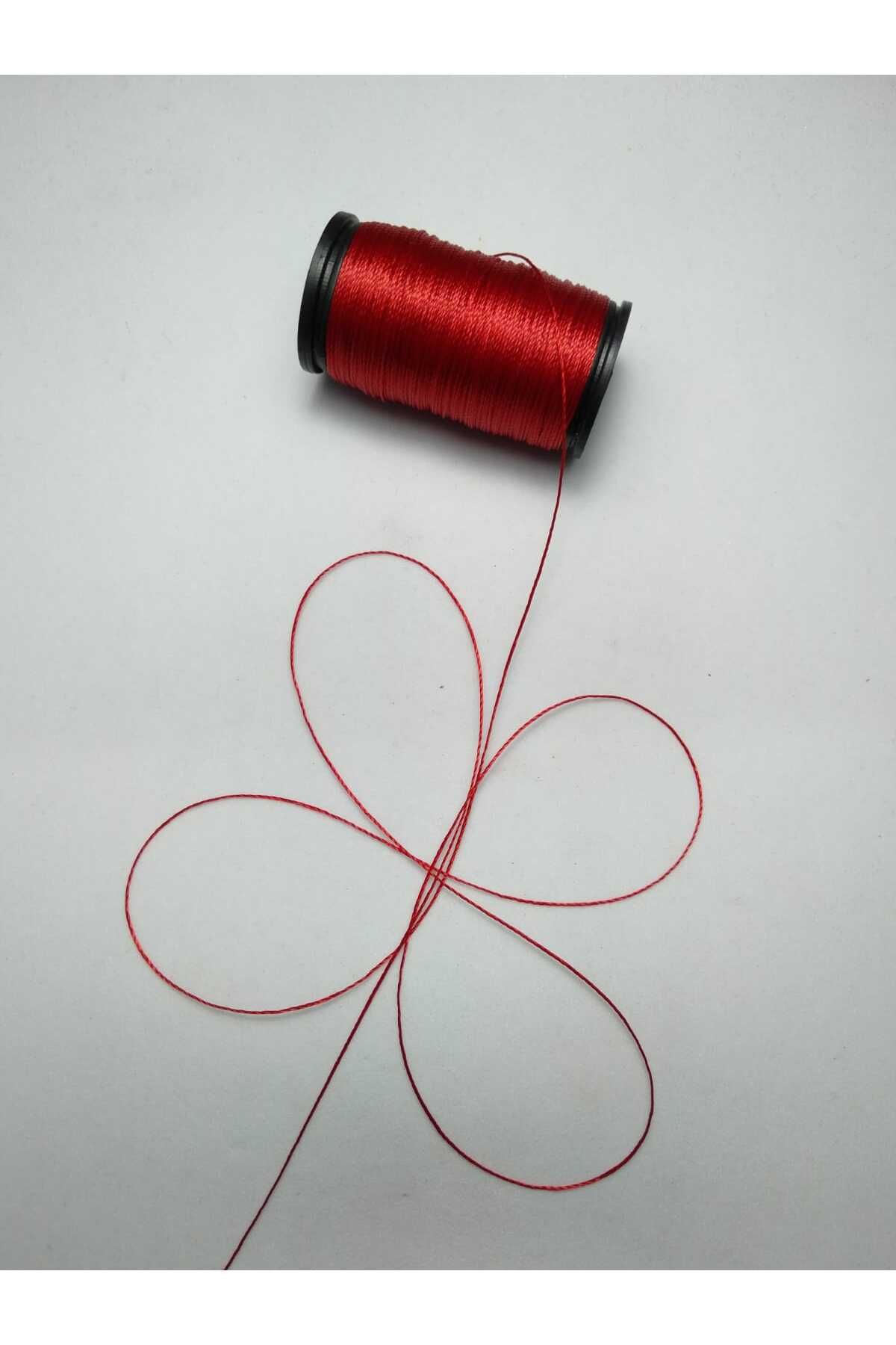 40 Metre Kırmızı Renk 0.4 Mm Tesbih Ipi Ehstesbihipi40mtkırmızı04mm, One Size