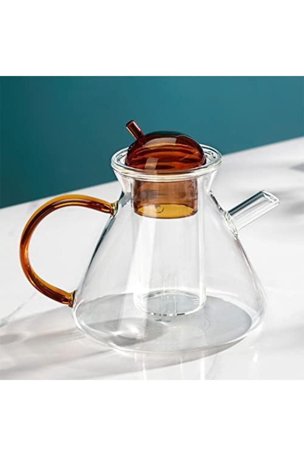 MIBRU-Tea and herbal glass jug 480ml orange 8