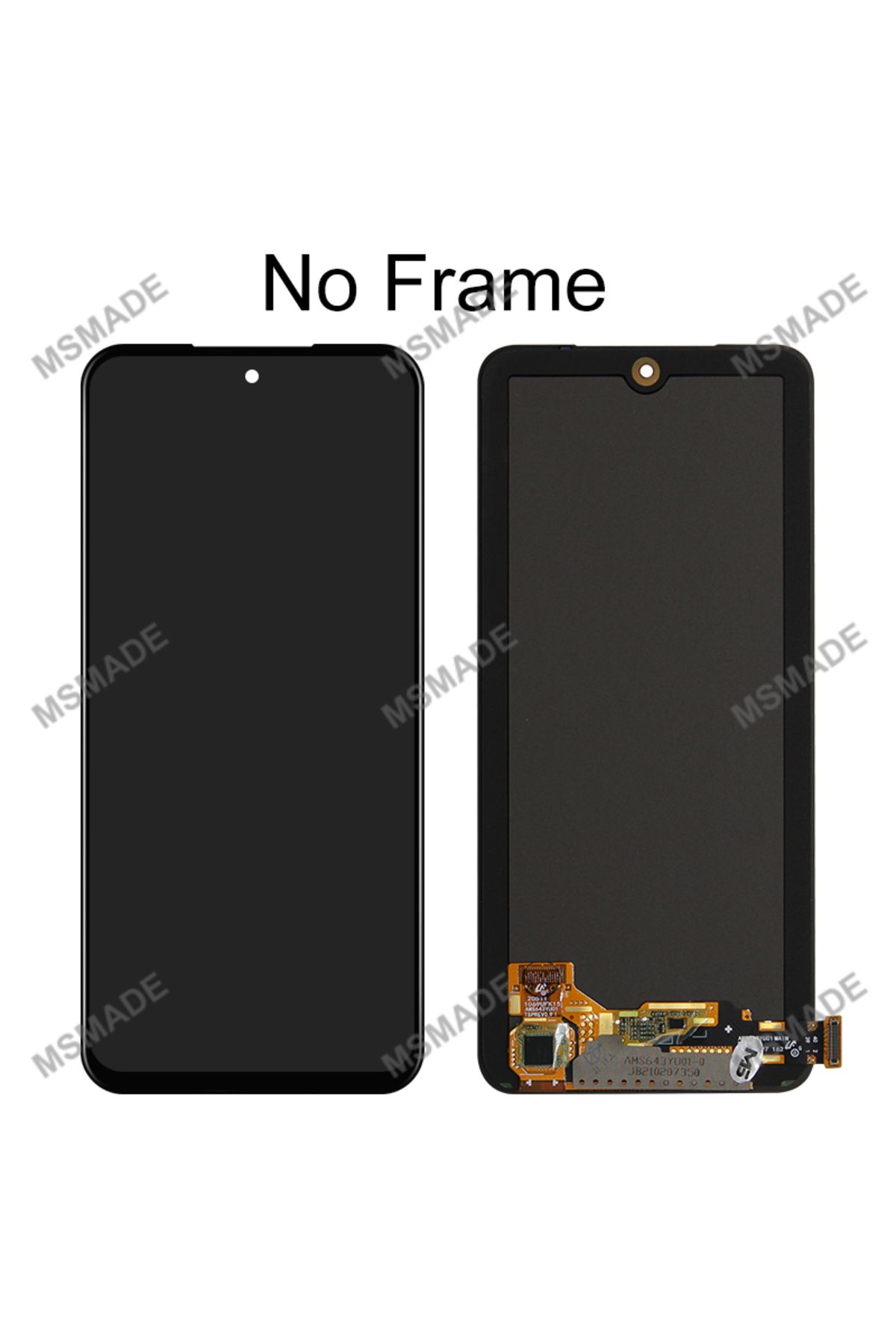 MSMADE-Super AMOLED For Redmi Note 10 4G LCD Display M2101K7AG Screen Digitizer For Xiaomi Redmi Note 10... 3