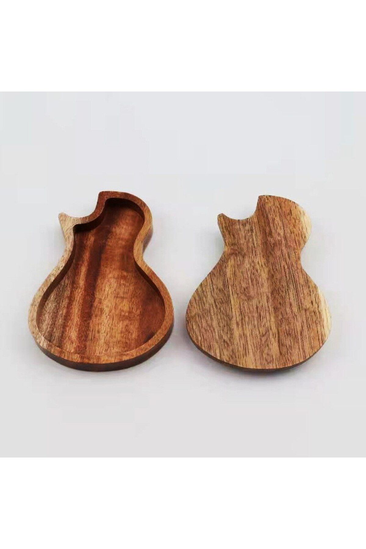 Choice-Wooden Guitar Picks Box Guitar Pick Storage Box Holder Plectrum Container No Guitar Picks Included 5
