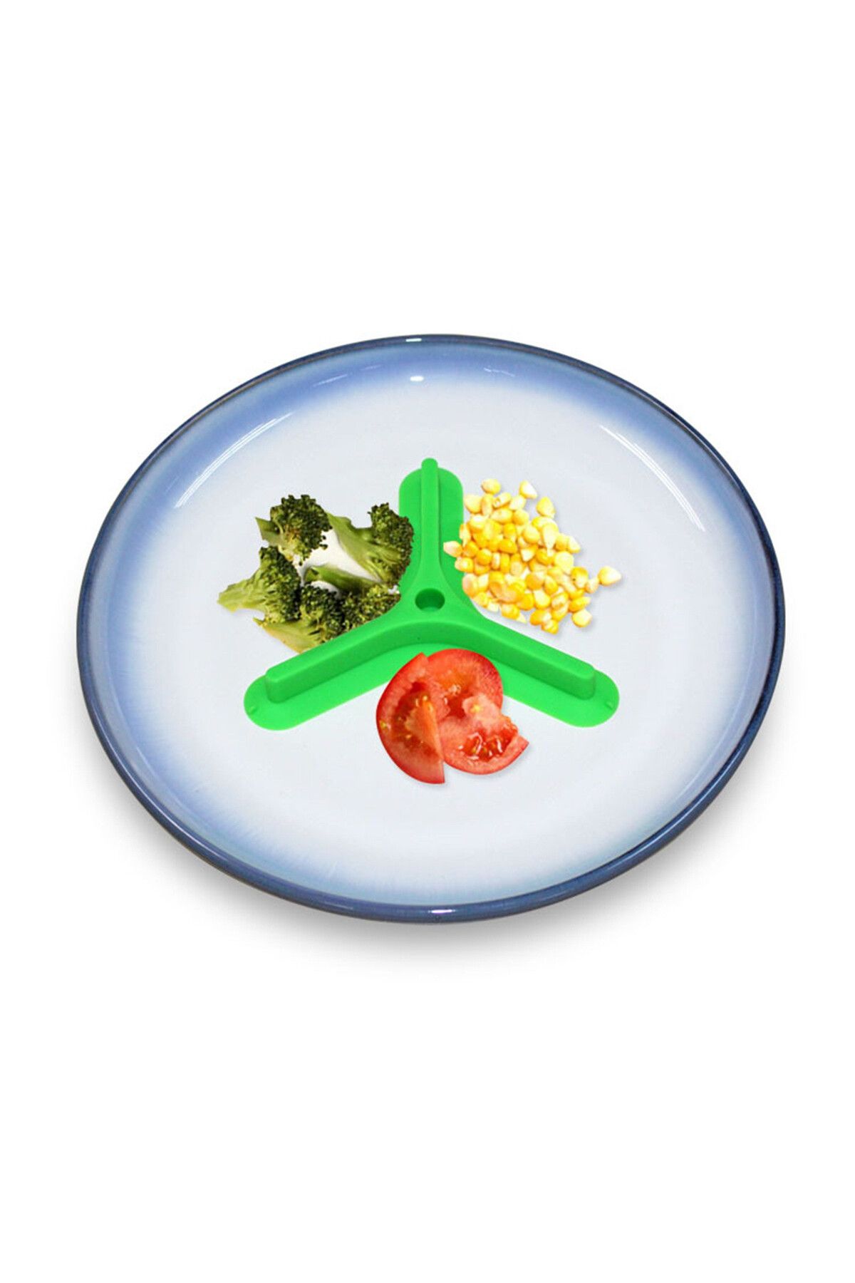 Choice-Silicone Food Plate Separator 3 Divided Food Plate Separator Safe Food Silicone 4