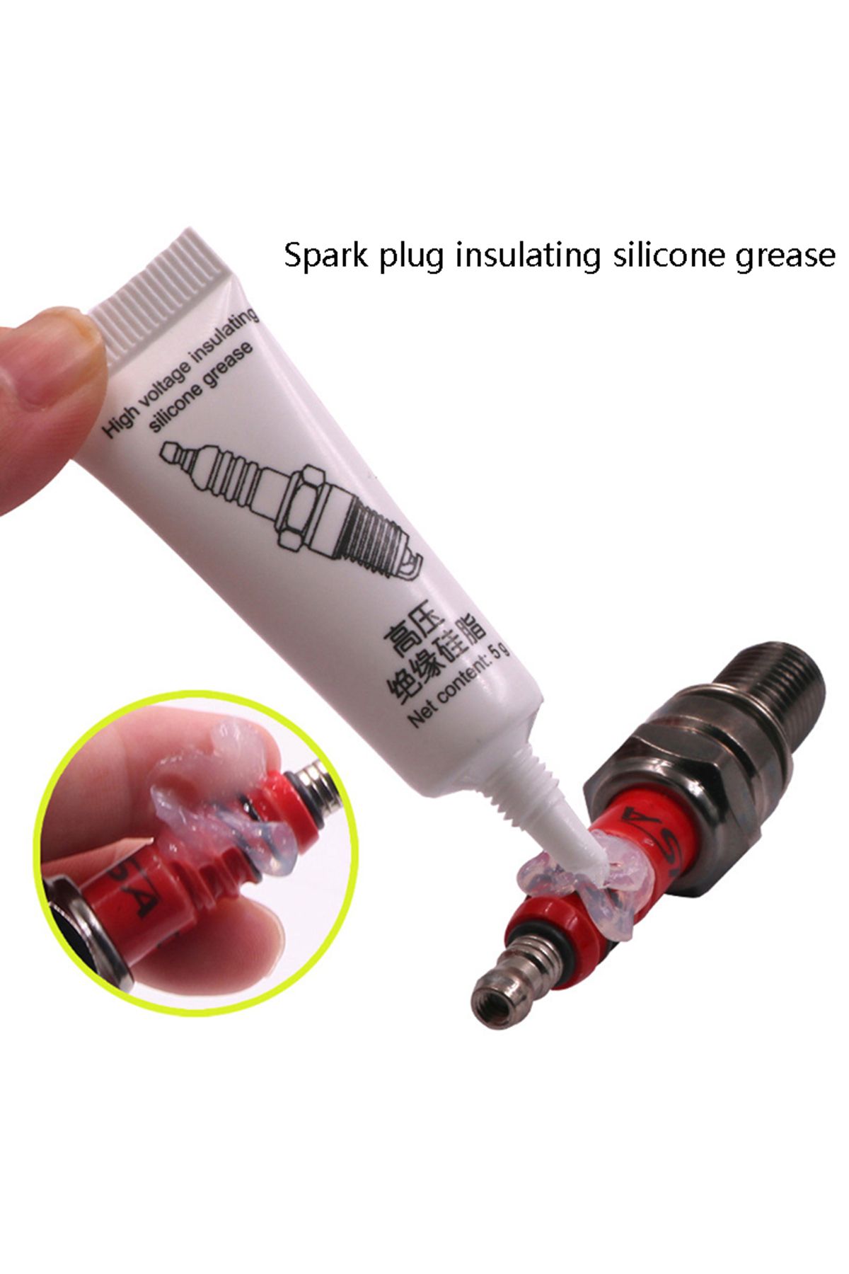 Choice-Automobile Spark Plug High Voltage Insulating Grease Ignition Coil Silicone Grease High And Low T... 3