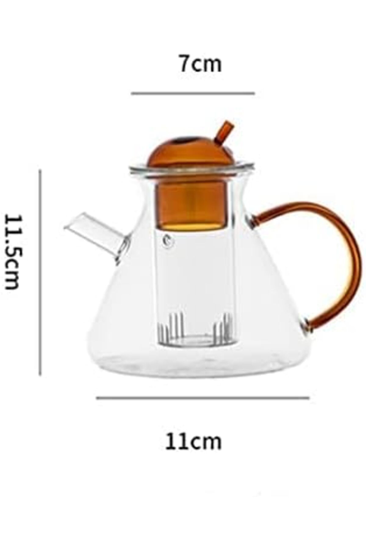 MIBRU-Tea and herbal glass jug 480ml orange 3