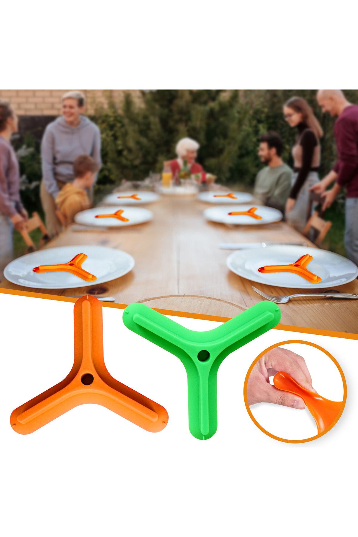 Choice-Silicone Food Plate Separator 3 Divided Food Plate Separator Safe Food Silicone 1