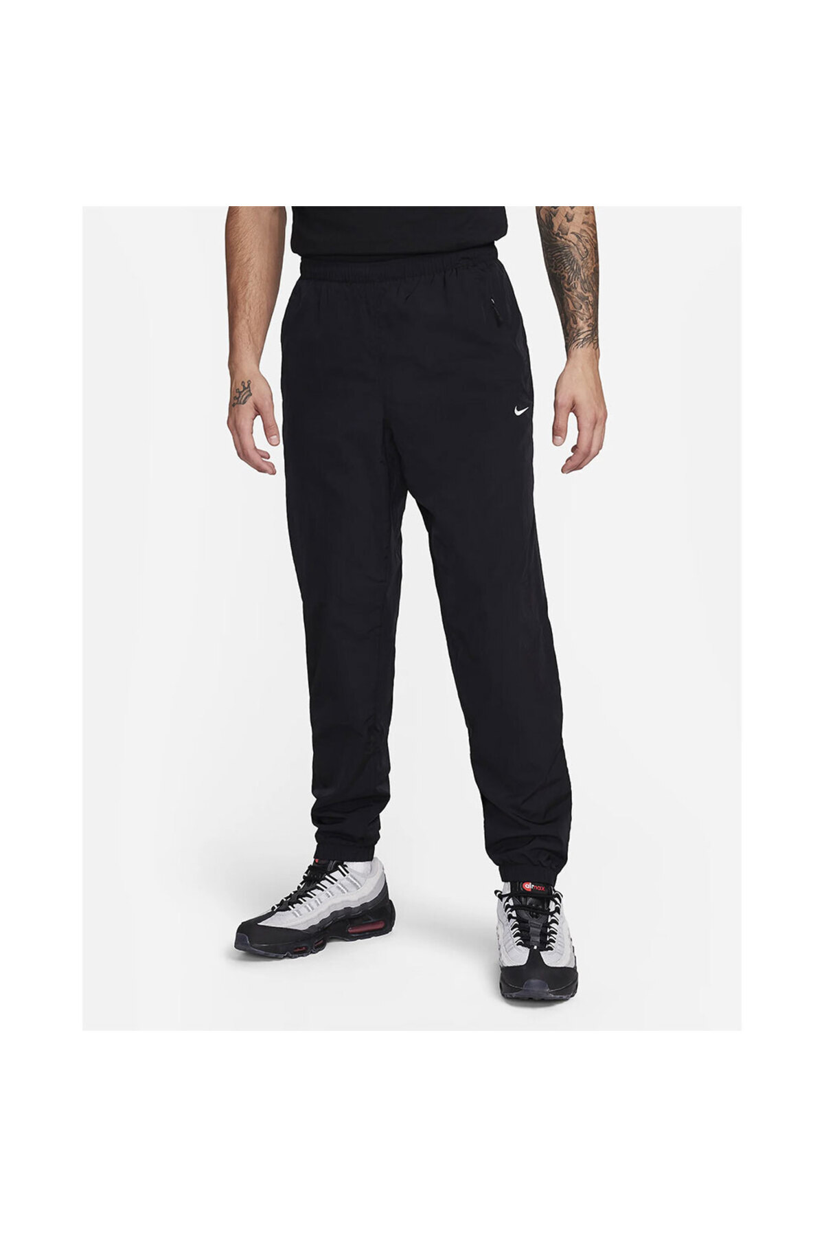 نایکی شلوار ورزشی مردانه مشکی مدل Culture of Football مدل FN2391-010