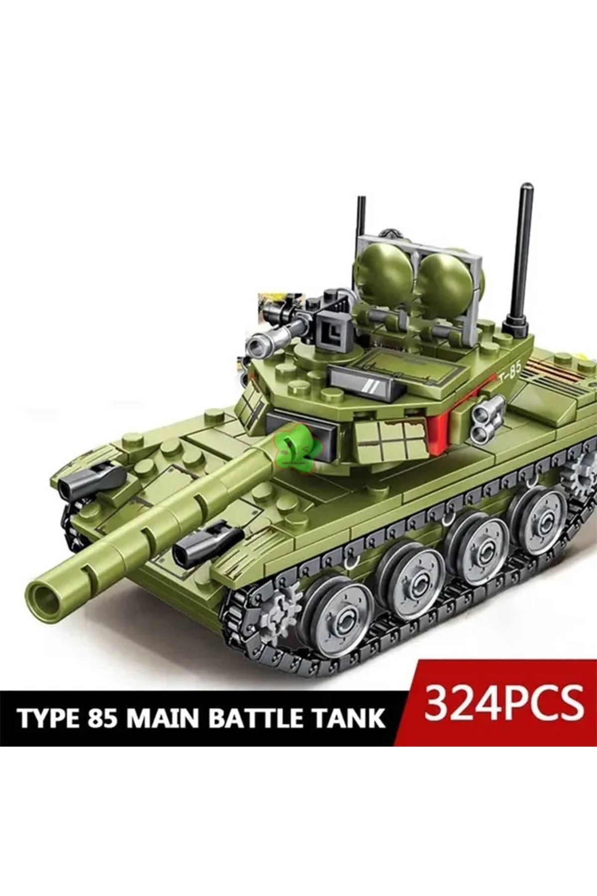 بدون جعبه ۳۲۴ عدد، جدید ۳۳۶ عدد، نظامی ۸۵ بلوک ساختمانی تانک نبرد اصلی ۸۵، فیگورهای سرباز ارتش جنگ جهانی دوم