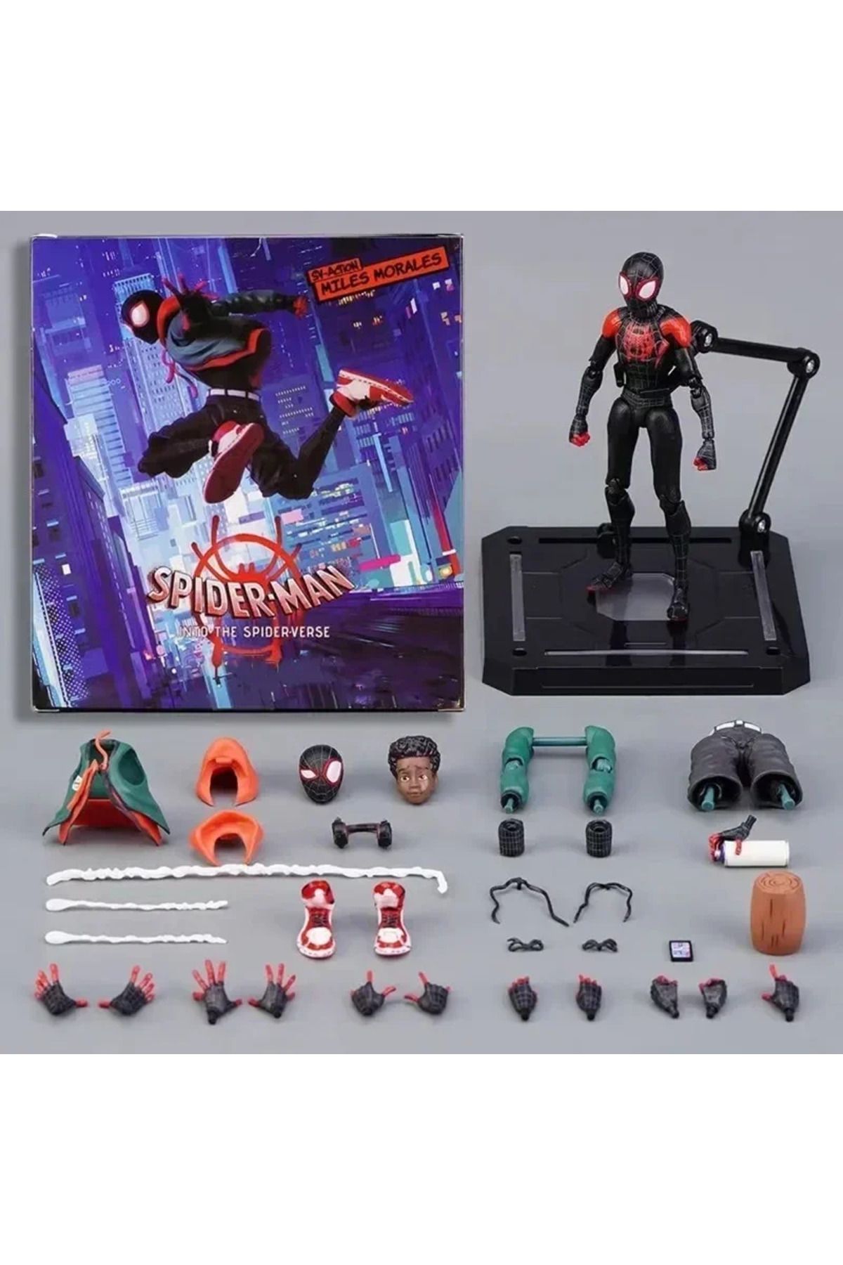 Choice-Sv Action Miles Morales Action Figure Collection Sentinel Marvel Spiderman Spider-Man Into the Sp... 7