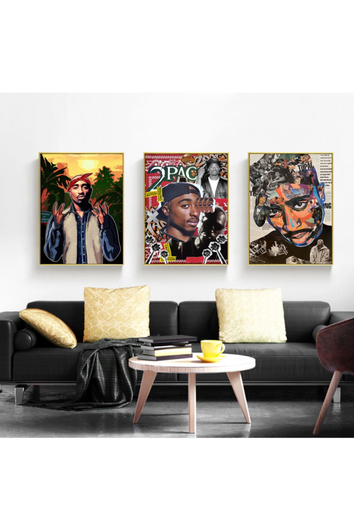 Choice-Famous Hip Hop Rapper 2PAC Tupac Star Poster Canvas Painting and Print Aesthetic Pop Poster Wall ... 3