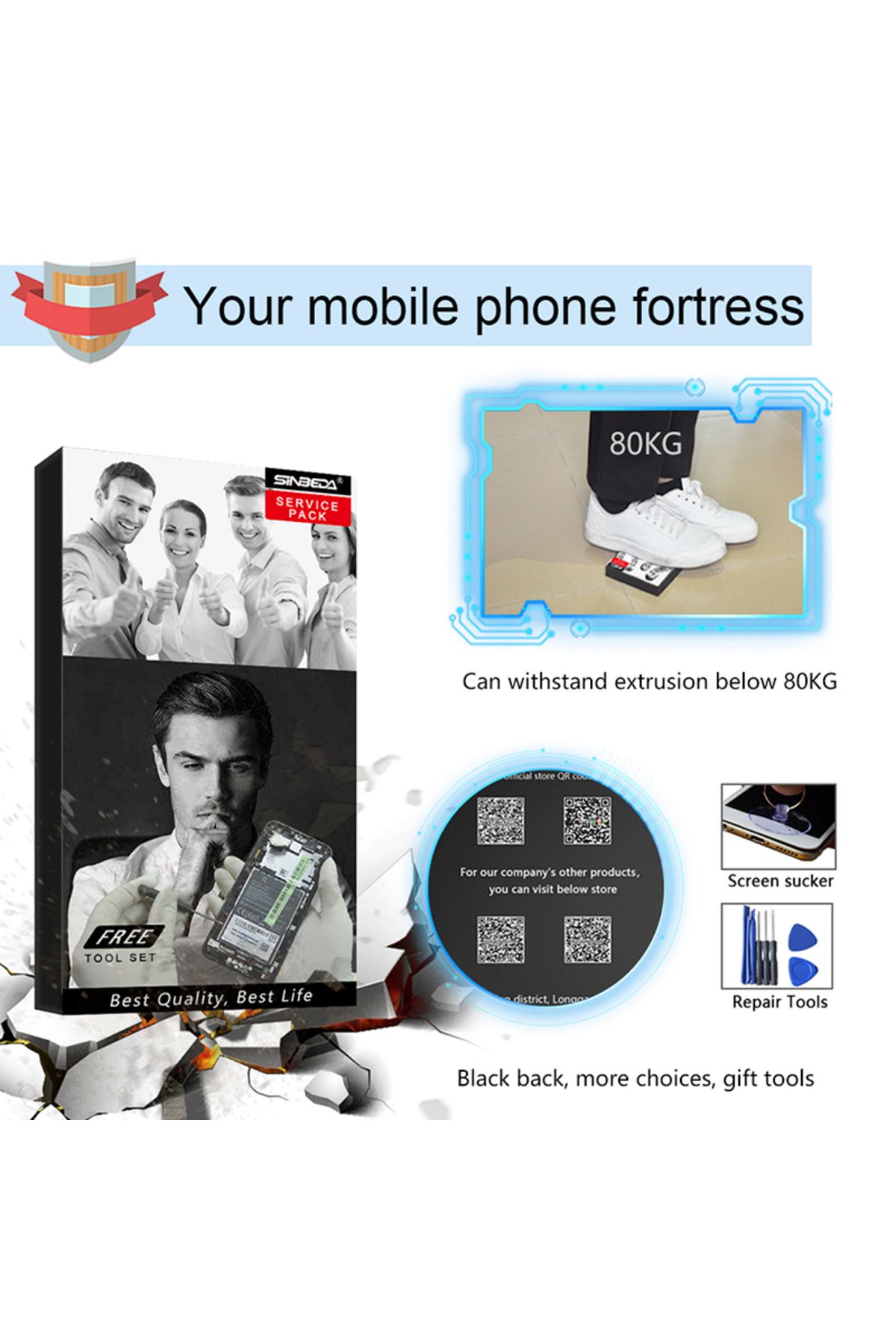 Choice-5.2" For Asus Zenfone 4 Max ZC520KL X00HD LCD Display Touch Screen Digitizer Assembly Frame Repla... 6