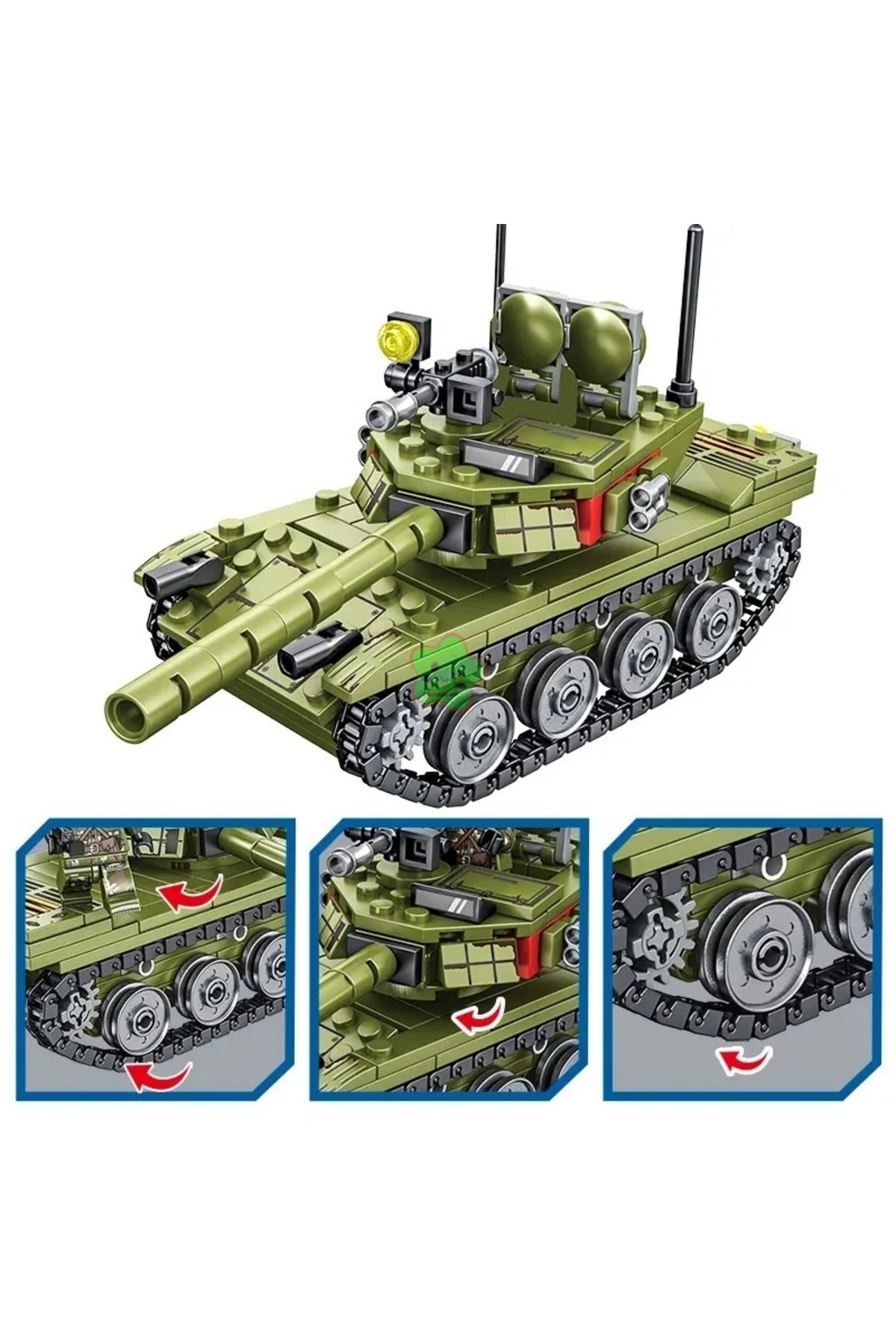 بدون جعبه ۳۲۴ عدد، جدید ۳۳۶ عدد، نظامی ۸۵ بلوک ساختمانی تانک نبرد اصلی ۸۵، فیگورهای سرباز ارتش جنگ جهانی دوم