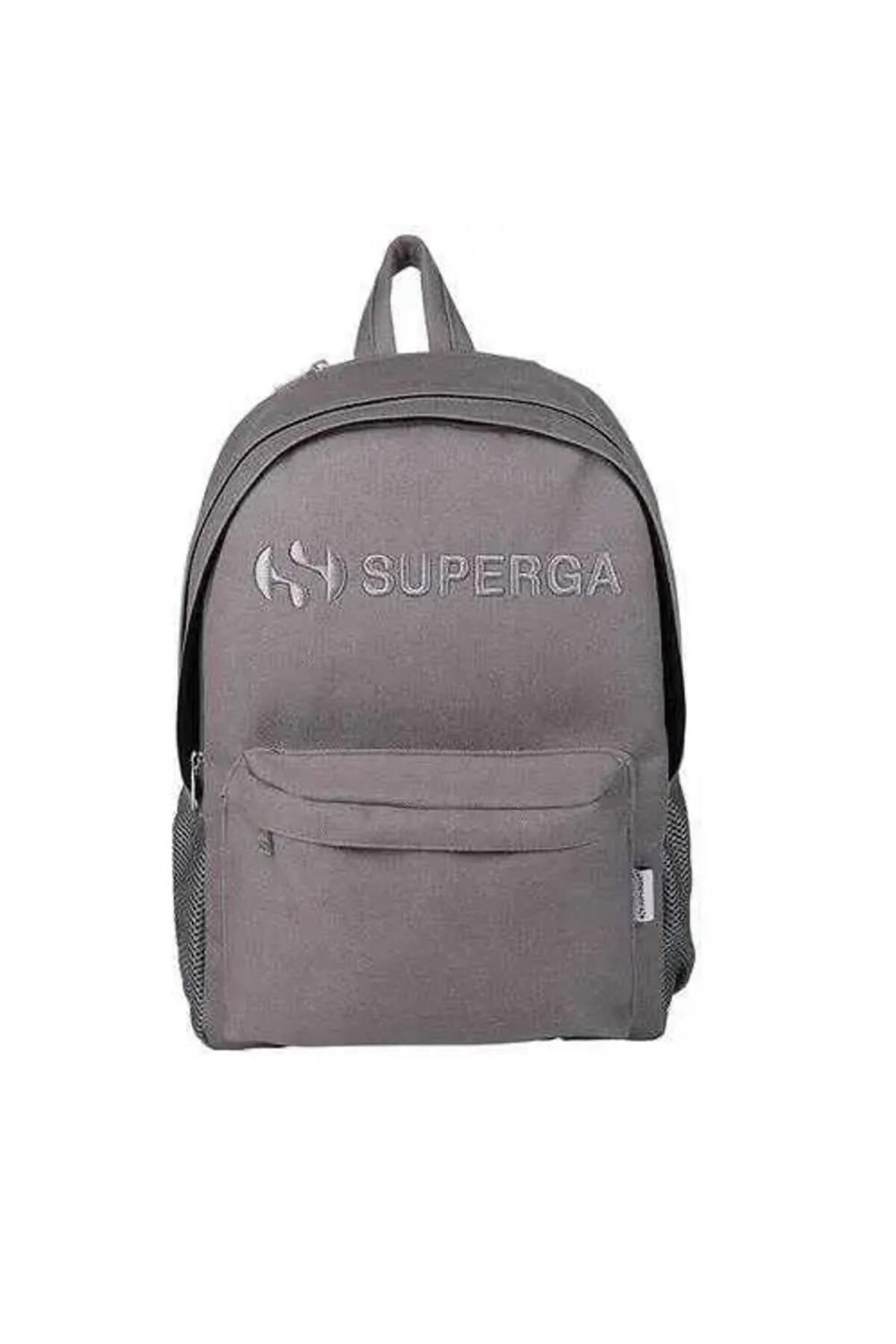 Me Çanta Superga Linen Green Okul Sırt Çantası