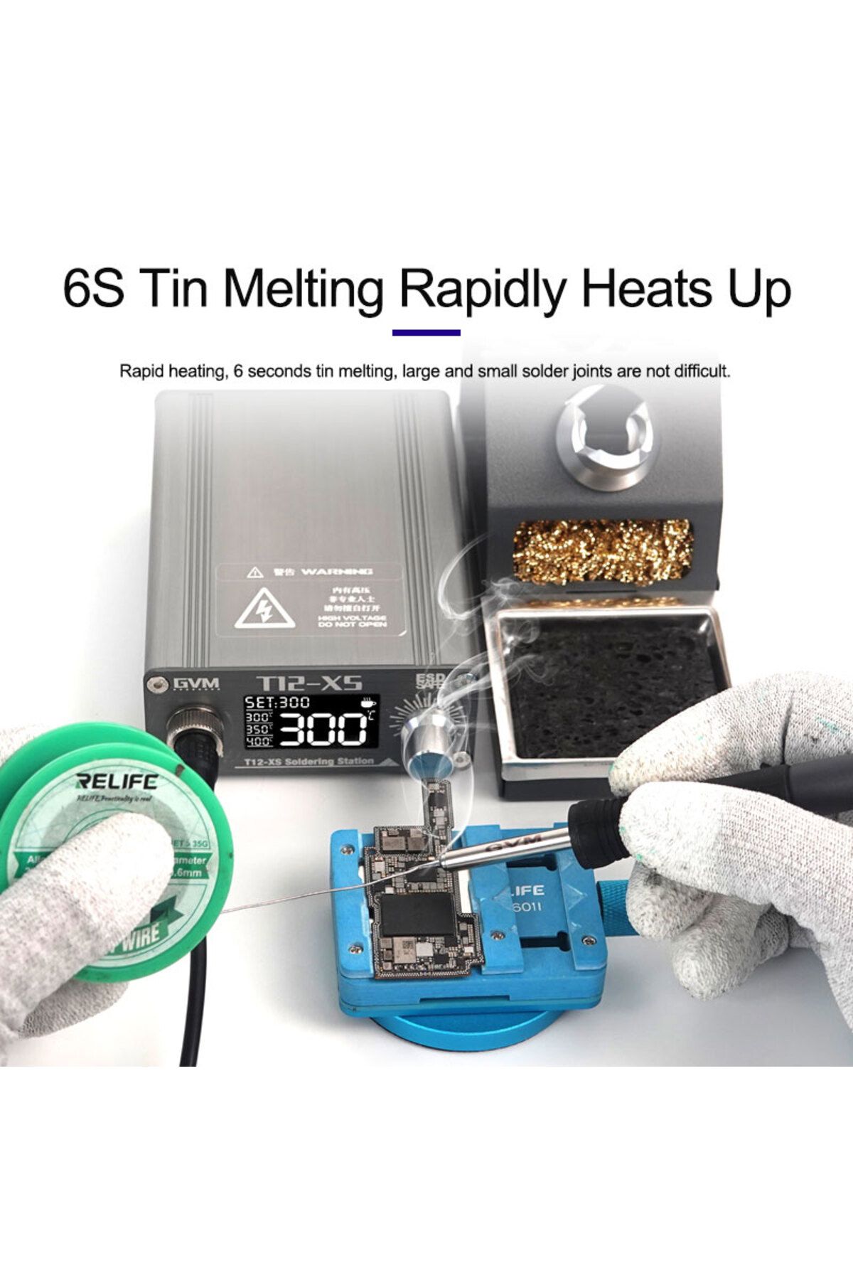 SUNSHINE-GVM T12-XS Intelligent Welding Table for Mobile Phone Maintenance with Digital Display Thermostat... 3