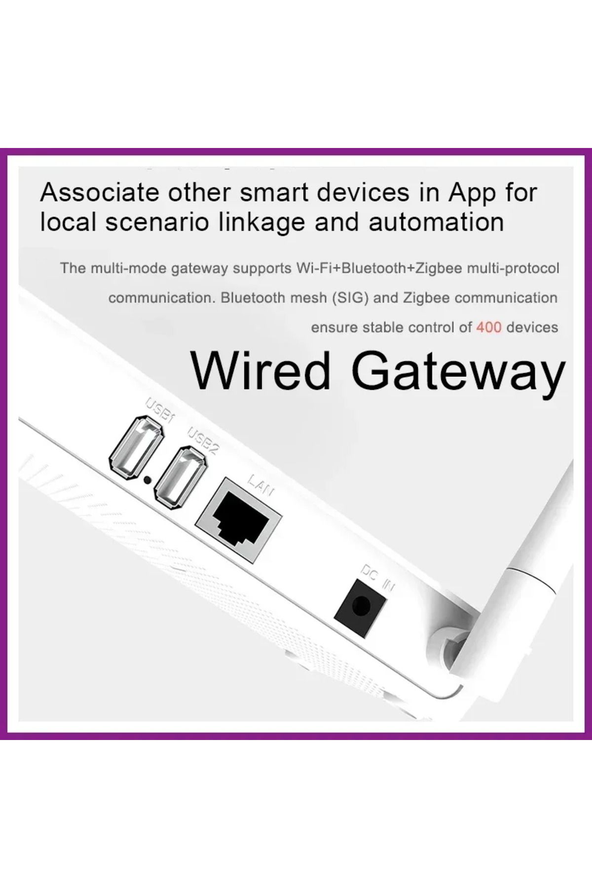 Choice-X5 Zigbee 3.0 Hub Bluetooth with Network Cable Socket Wired Connection Smart Life Control Tuya Zi... 5