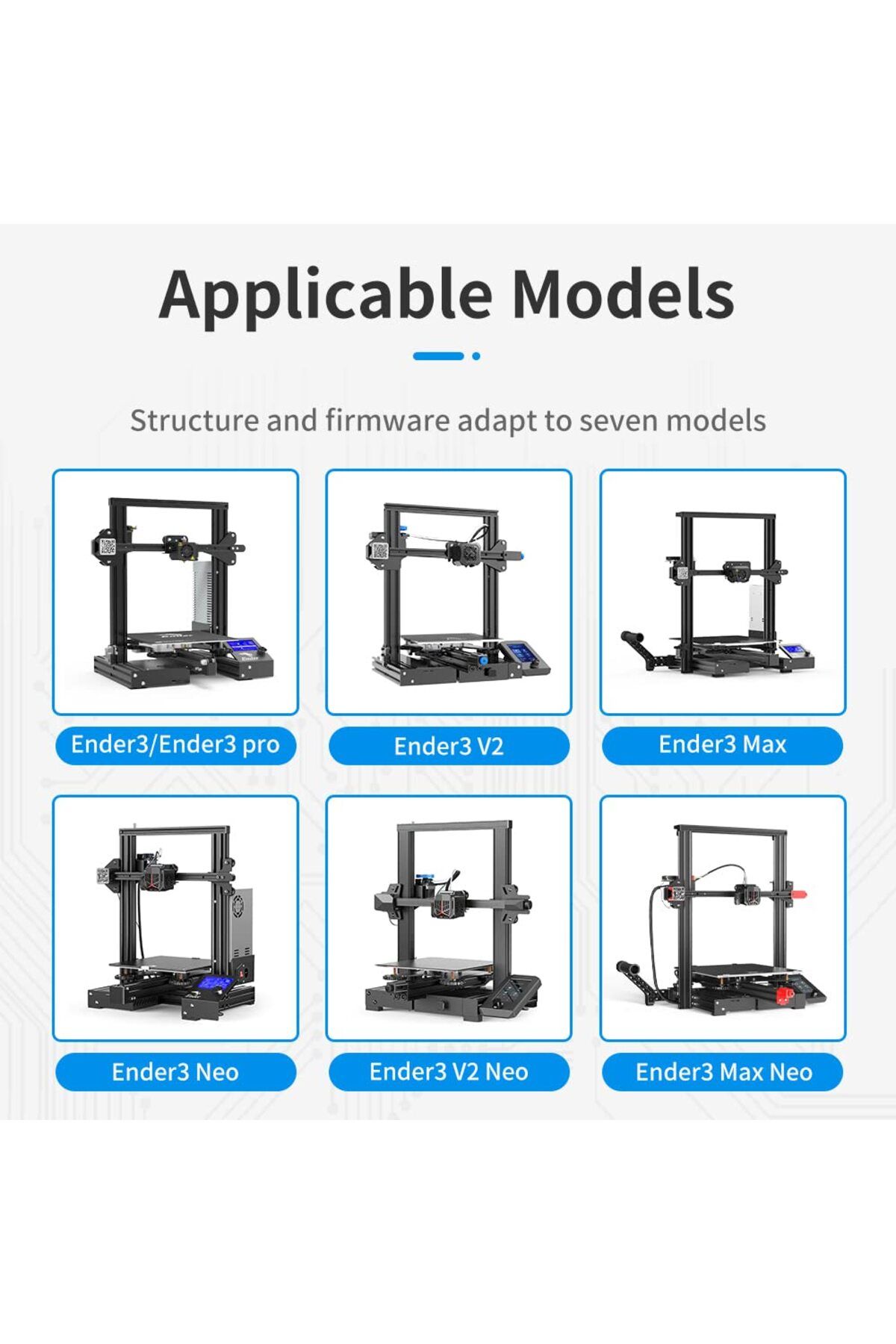 CREALITY 3D-Printer Ender 3 Upgraded Silent Board Motherboard V4.2.7 with TMC2225 Driver Marlin 2... 4