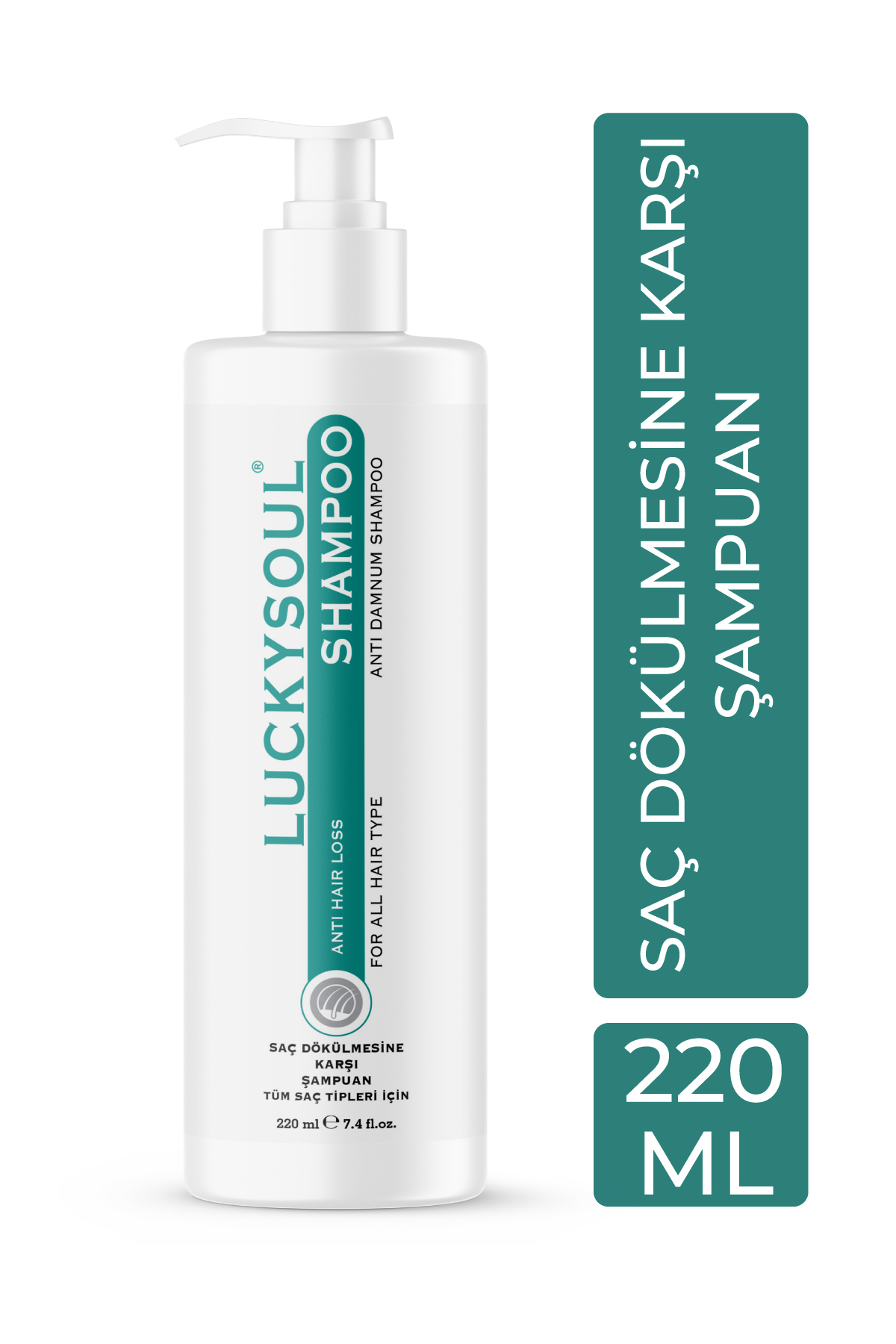 DORA PHARMA LUCKYSOUL Saç Dökülmesine Karşı Şampuan (220ml) — 8684221584024