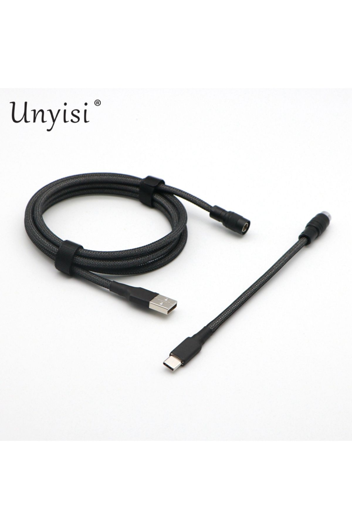 Choice-As Image Paracord And Pet Double Sleeved Usb-a To Usb-c Type-c Cable For Mechanical Keyboard With Yc 1
