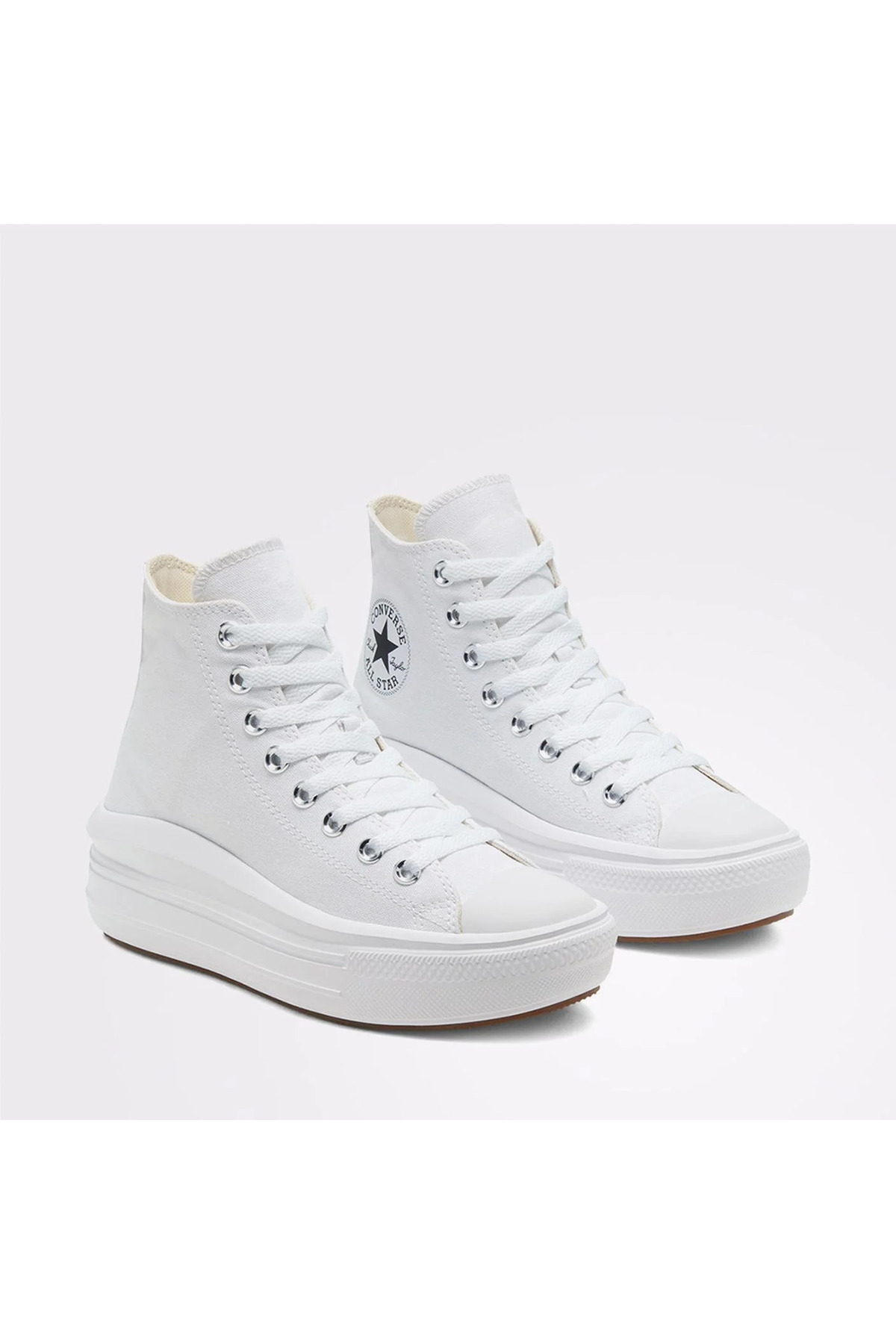 Converse-Chuck Taylor All Star Move Plateau Weiß Sneaker 568498 c-102 2