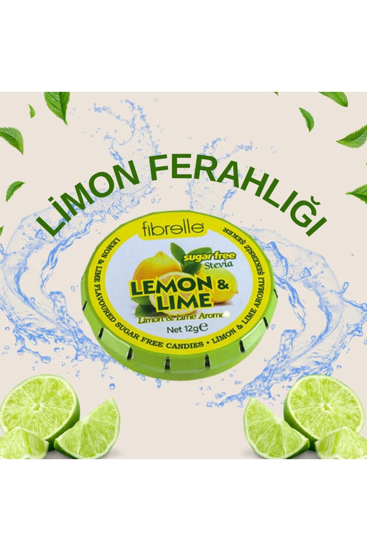 Fibrelle-Lemon Stevia Sugar Free Candy - 3 Pieces 3