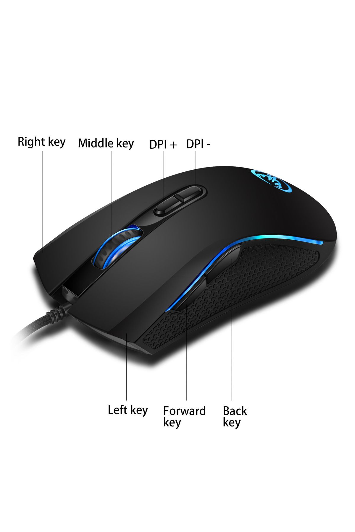 Choice-High-end Optical Professional Gaming Mouse with 7 Bright Colors LED Backlit and Ergonomics Design... 6