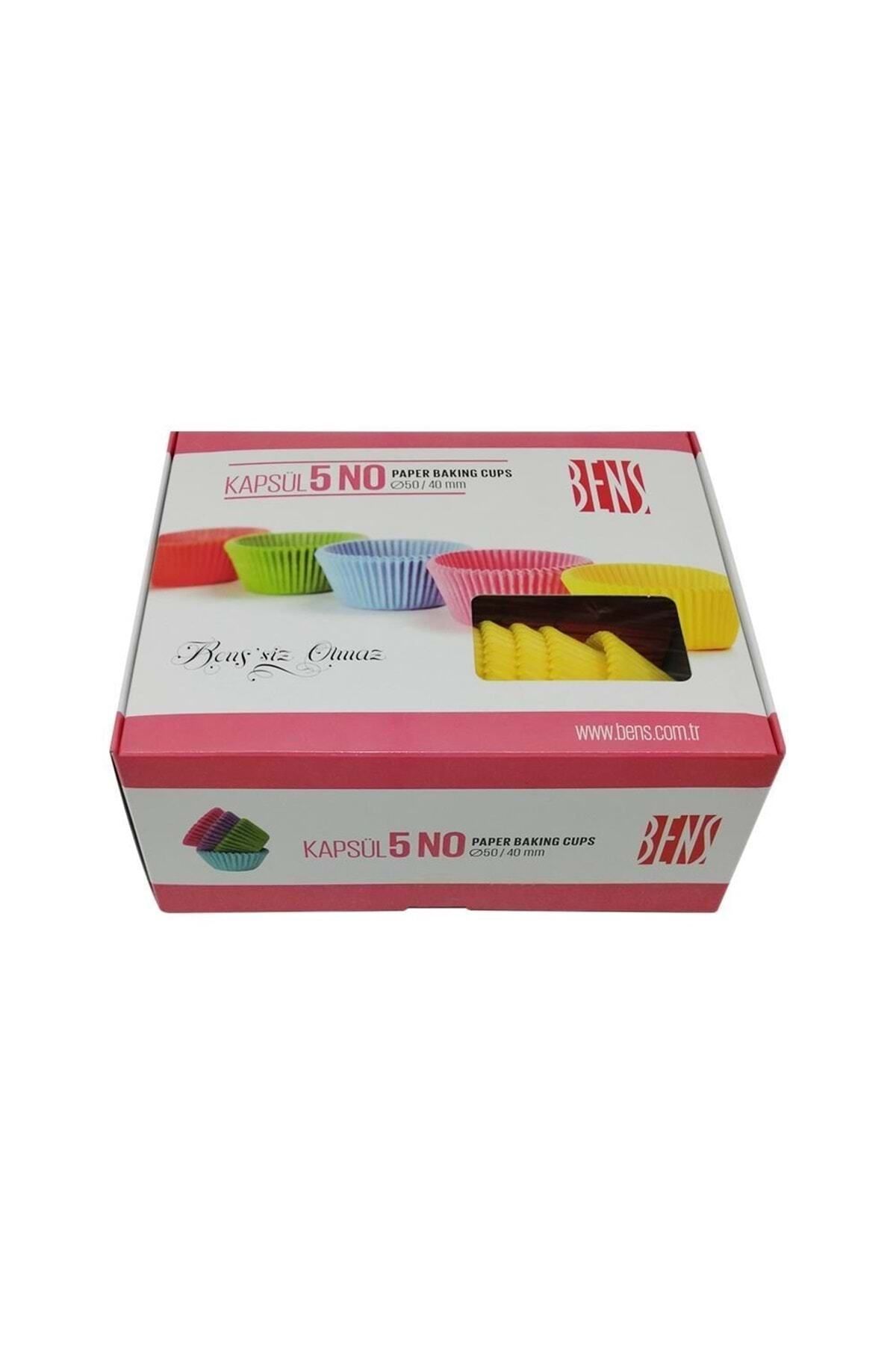 Mikasso Cupcake Kapsül Renkli No:5 50x40 Mm - 500'lü Belirtilmemiş Sarı