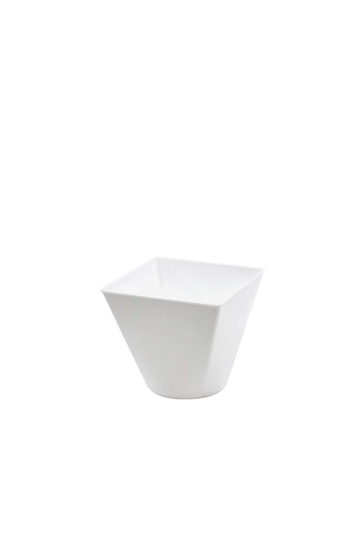 Mikasso Plastik Mini Kap Beyaz 120 Cc - 25'li 1.5 x 5 Beyaz