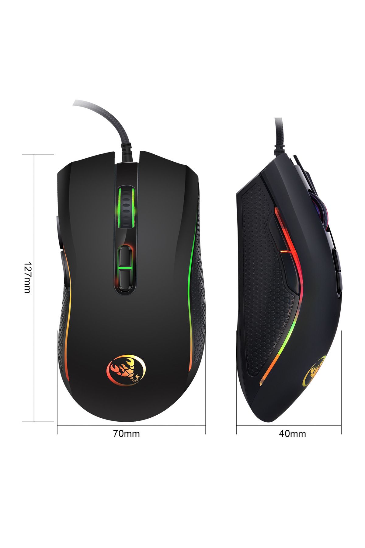 Choice-High-end Optical Professional Gaming Mouse with 7 Bright Colors LED Backlit and Ergonomics Design... 5