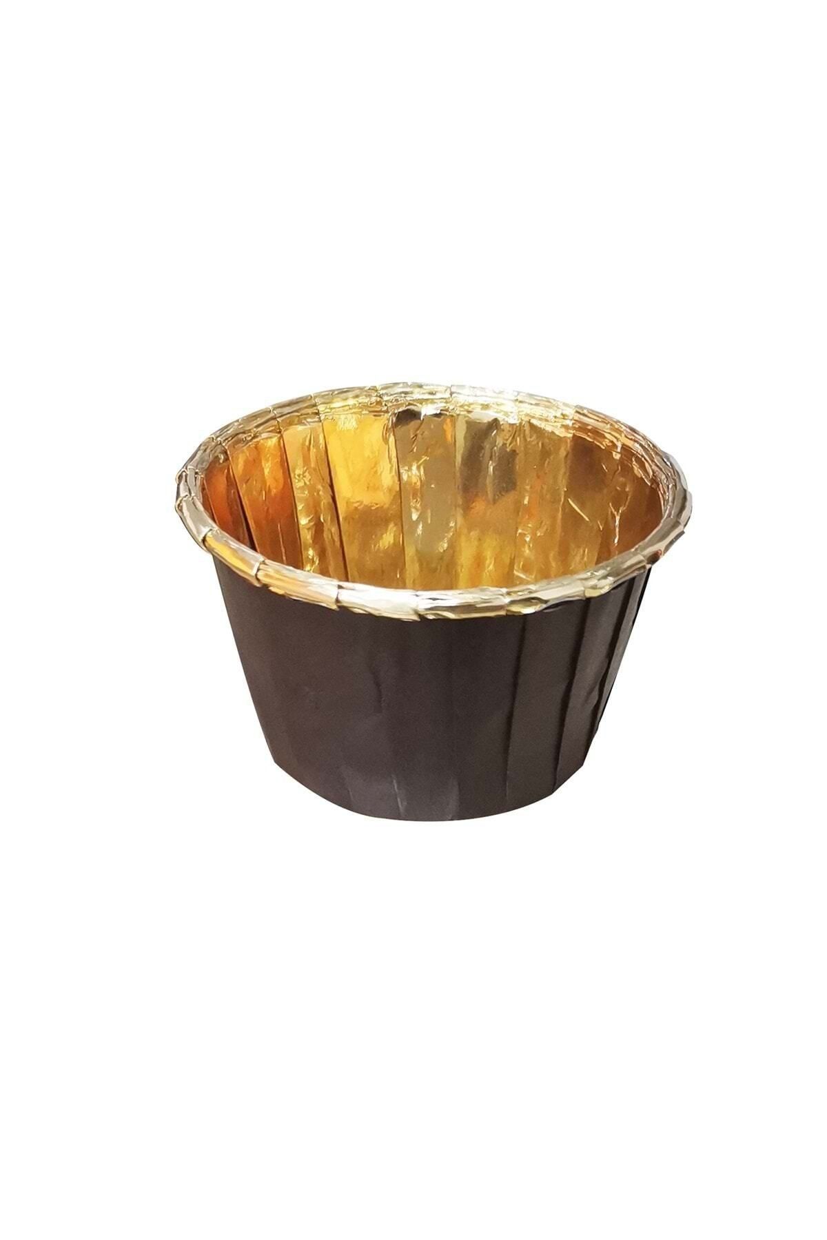 Mikasso Gold Pet Kapsül Kahverengi 50x39 Mm Belirtilmemiş Siyah