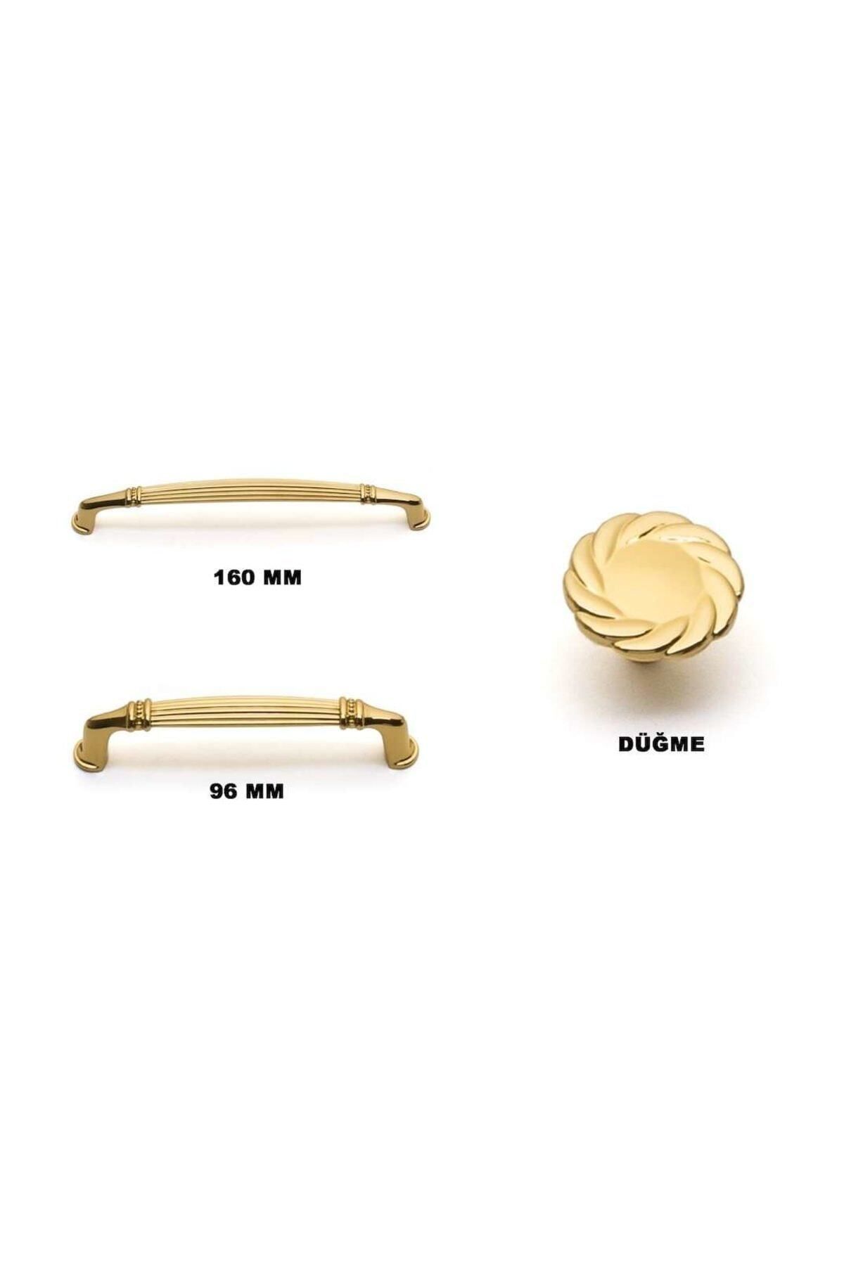 Mikasso Kulp 4350 160 Mm Sarı Dolap Çekmece Kapı Kulpu