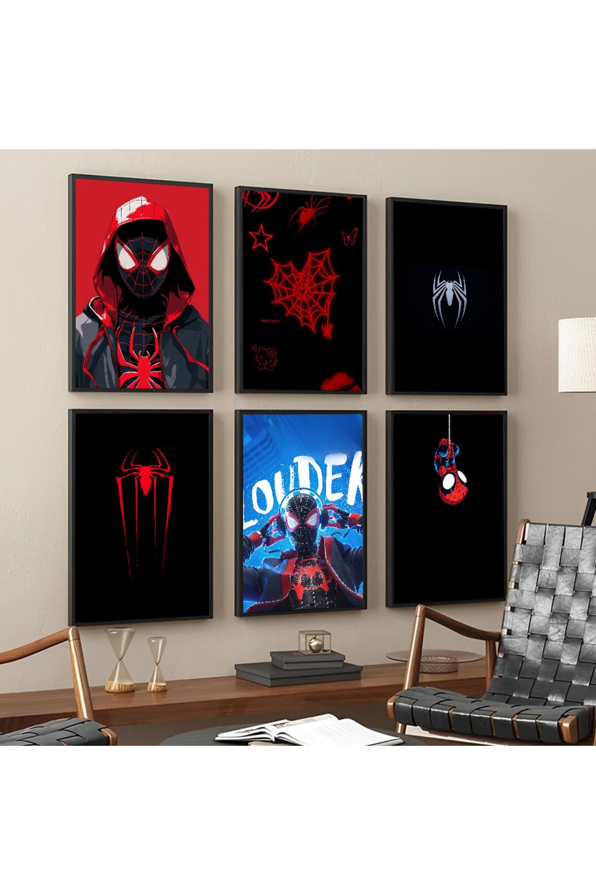 Choice-1PC Avengers M-Marvel Spidermans Poster Self-adhesive Art Waterproof Paper Sticker Coffee House B... 3