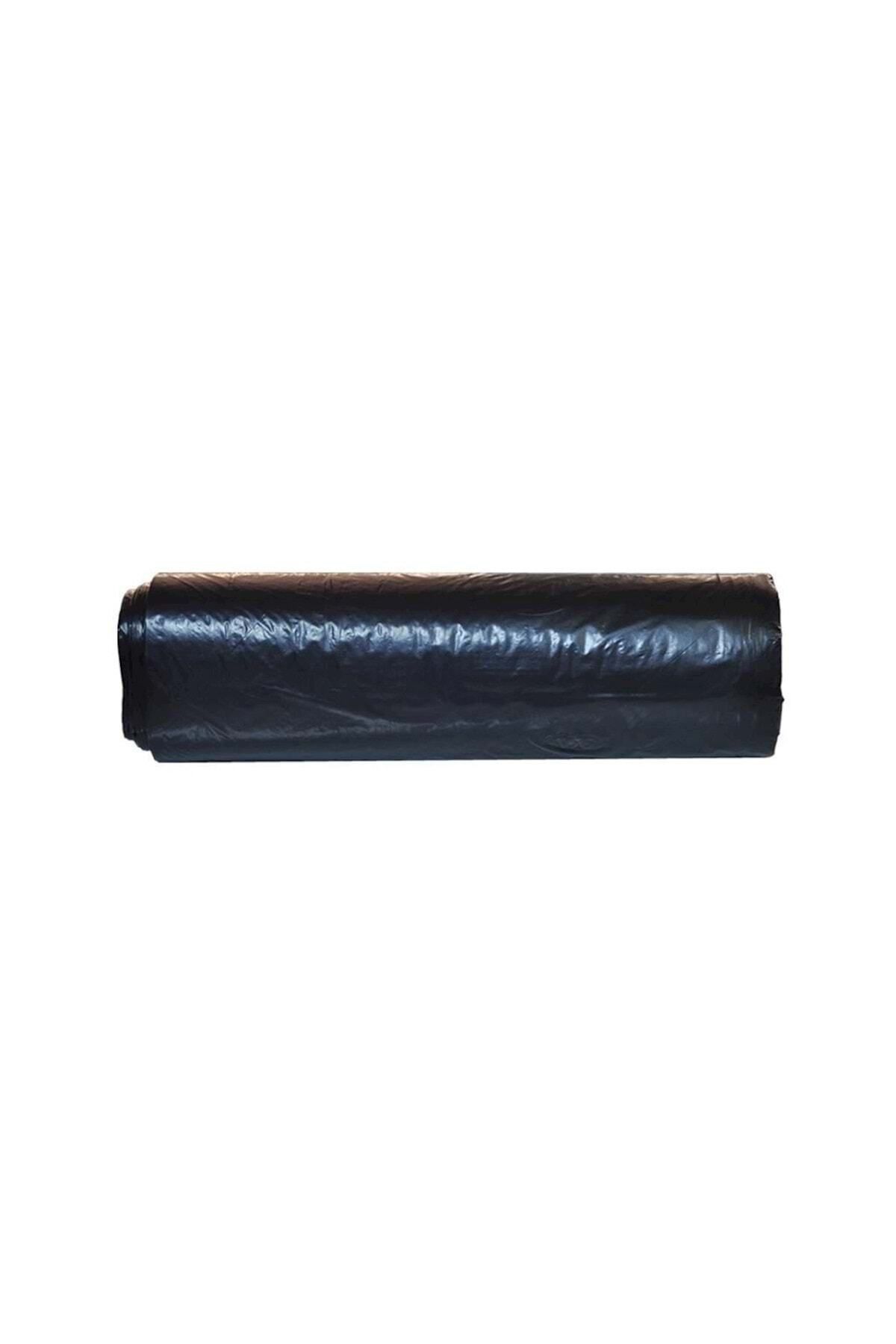 Mikasso Rulo Siyah Çöp Poşeti Jumbo 80x110 (400 gr) - 10'lu 80 x 110 Siyah