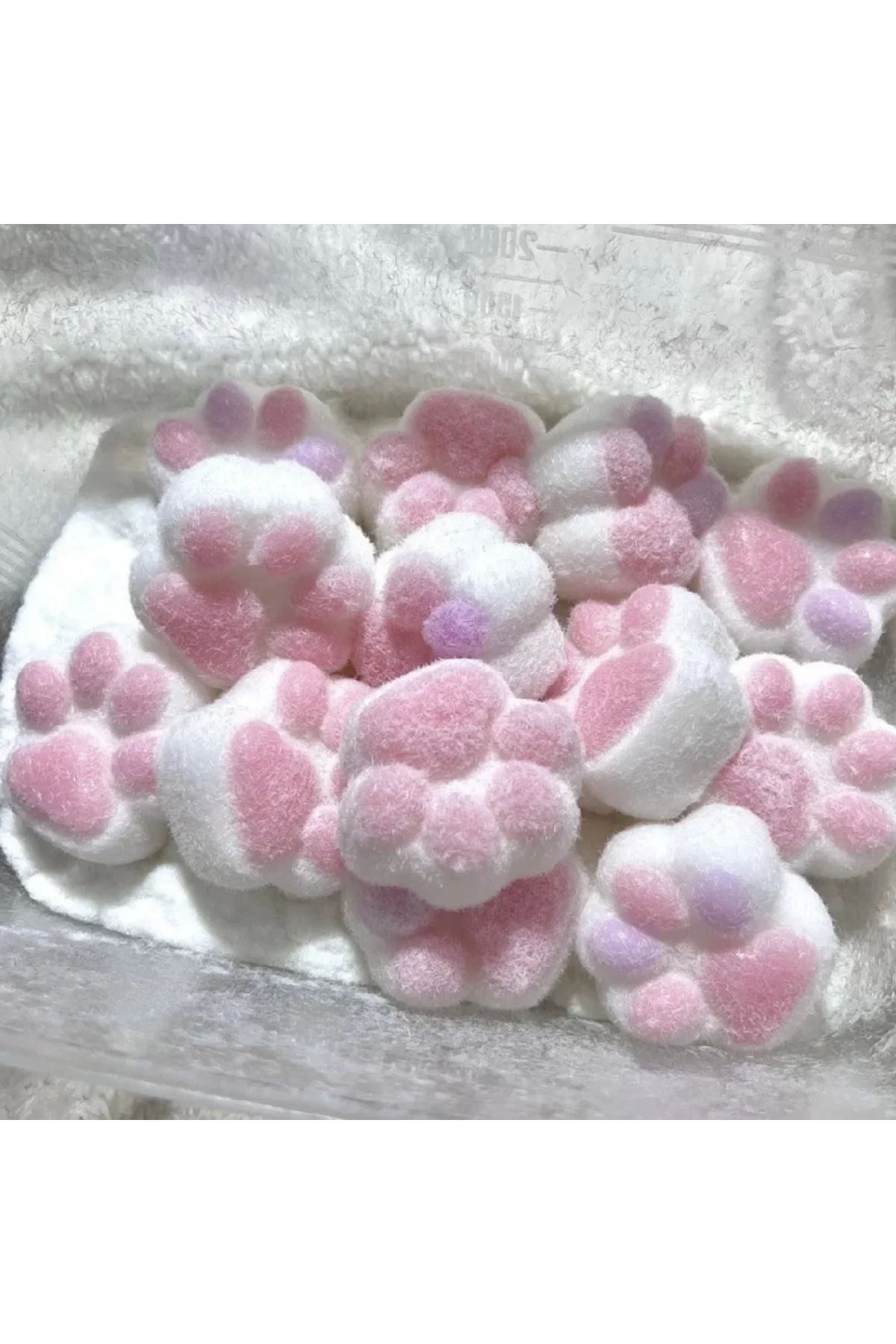 Choice-Mochi Taba Squishy NEW Fidget Toy Mini Kawaii Plush Cat Paw Silicone Small Cat Paw Cute Pink Cat ... 4