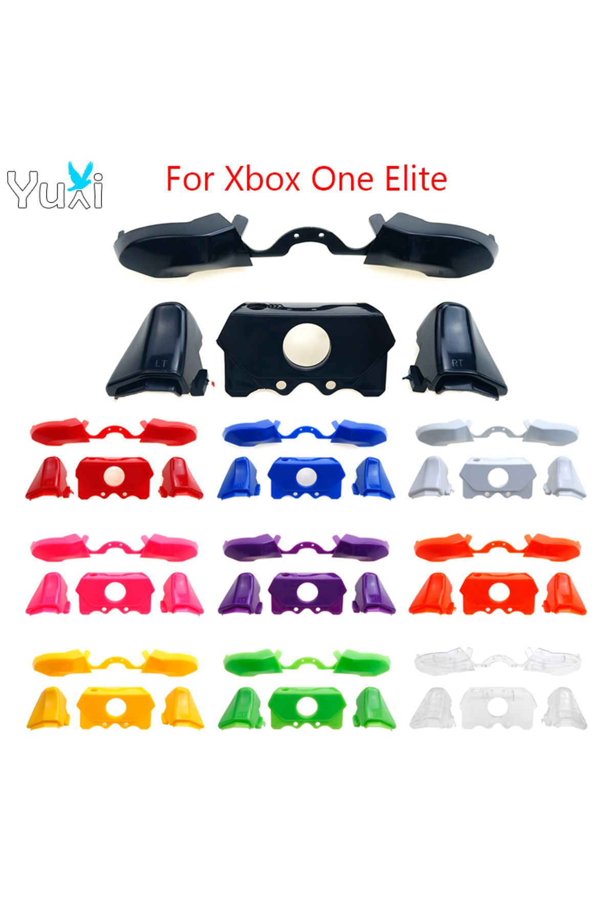 Choice-YuXi For Xbox One Elite Game Controller Gamepad LT RT Triggers Button LB RB Bumpers Middle Bar Re... 2