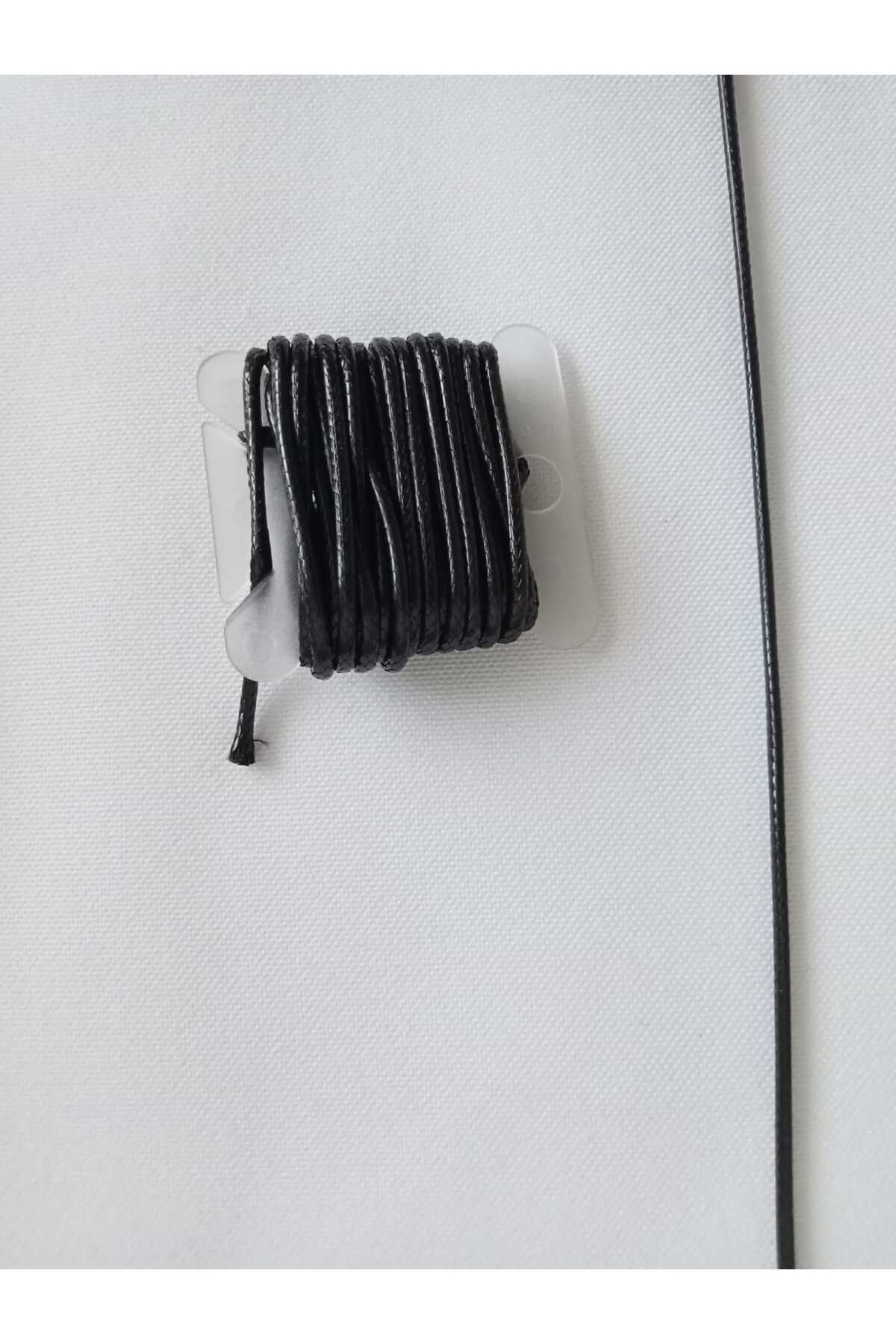 hobi duragı-2.5 Meters Waxed Korean String - 1.5 mm Thick Bracelet and Necklace String 1