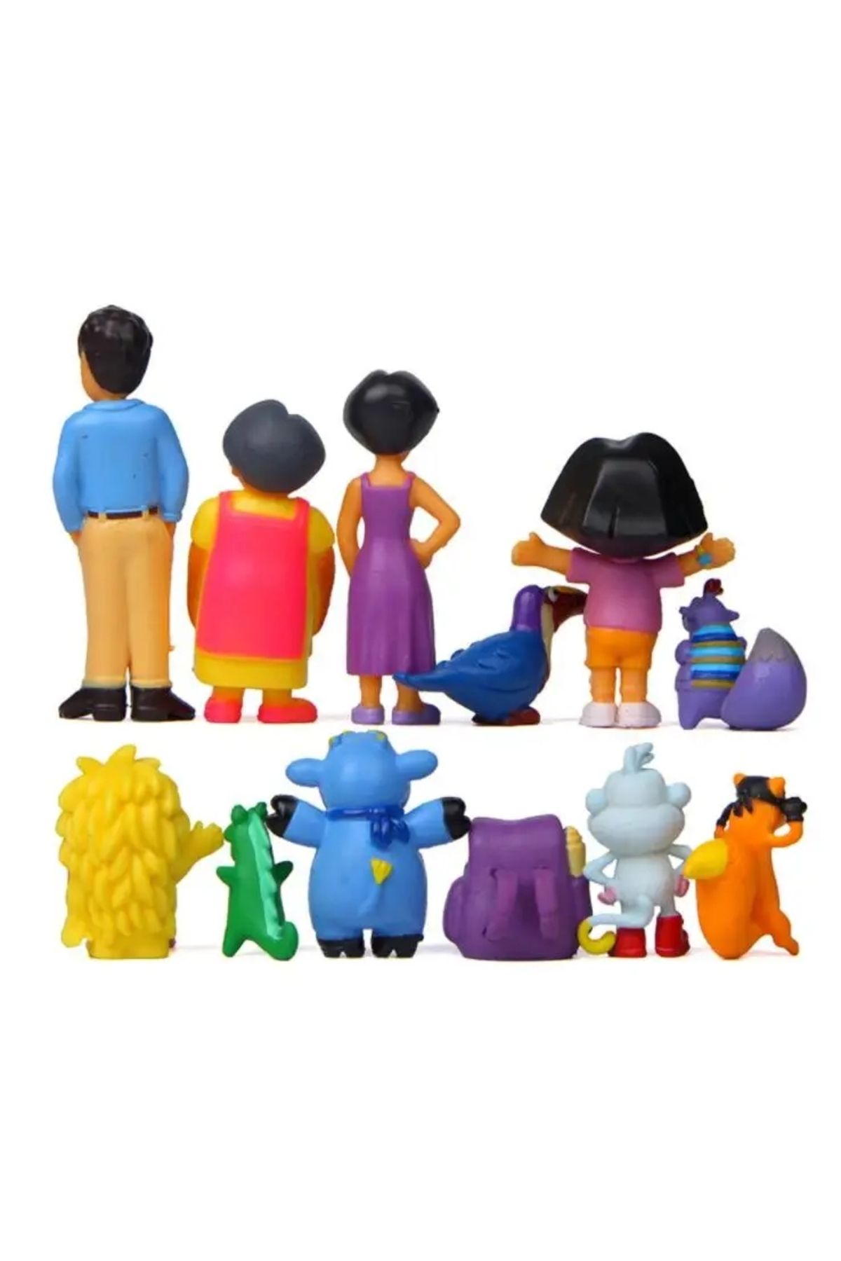 Choice-Anime Cartoon Capsule Toy 12pcs/set enjoys exploring Dora monkey Boots PVC Model Action Figures T... 3