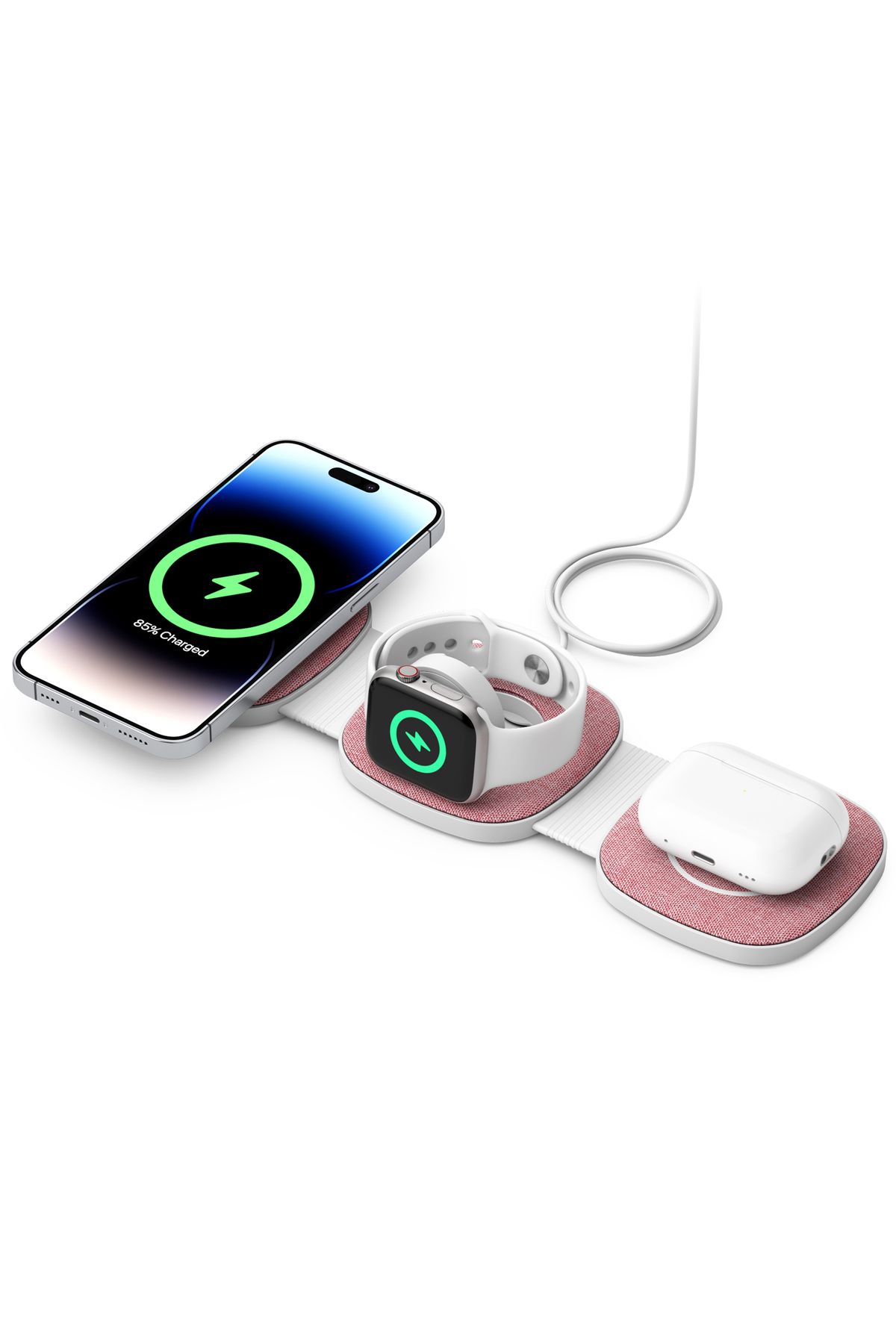 Choice-Charging Station for Apple Multiple Devices - 3 in 1 Foldable Magnetic Wireless Charger Dock - Tr... 8