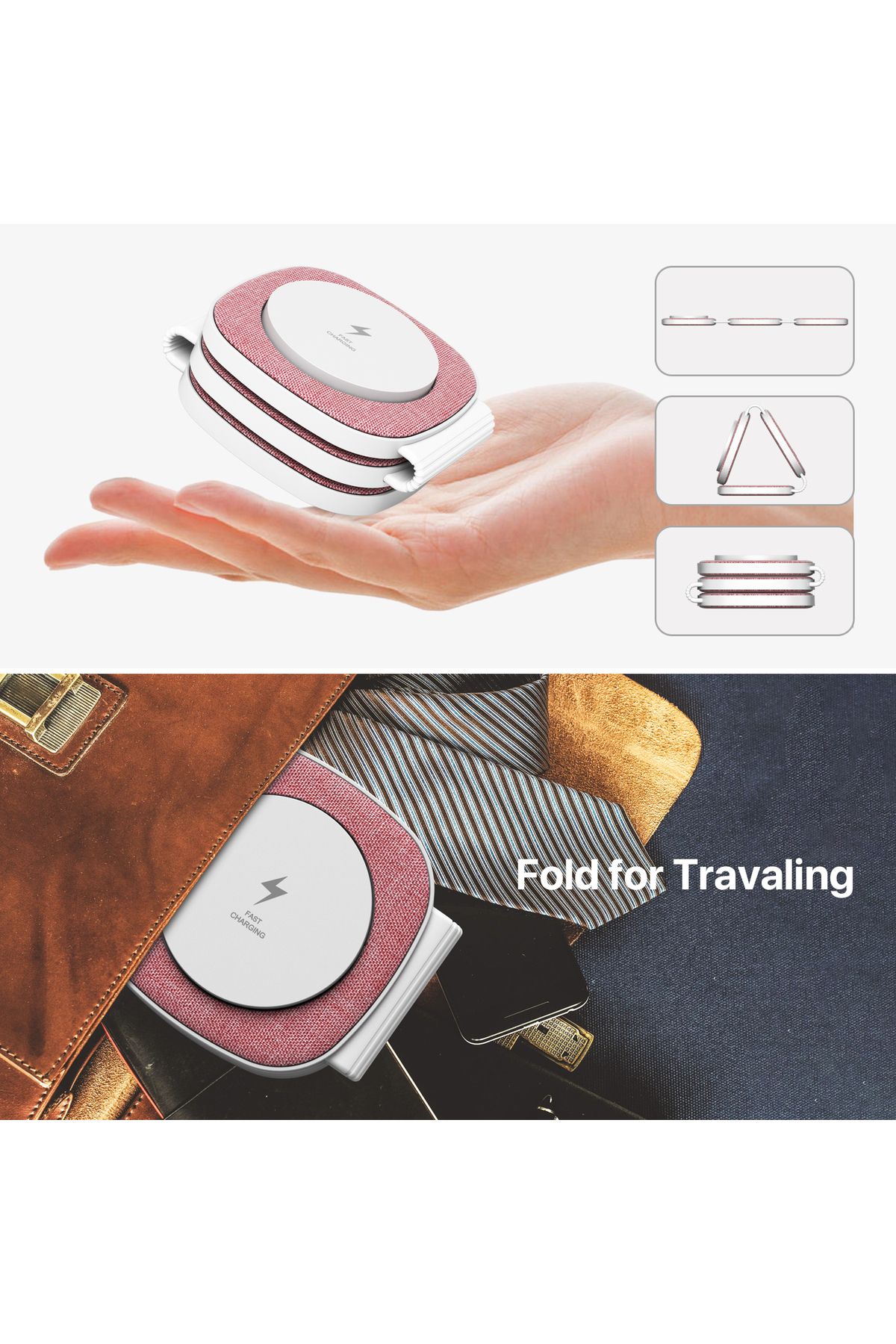 Choice-Charging Station for Apple Multiple Devices - 3 in 1 Foldable Magnetic Wireless Charger Dock - Tr... 5