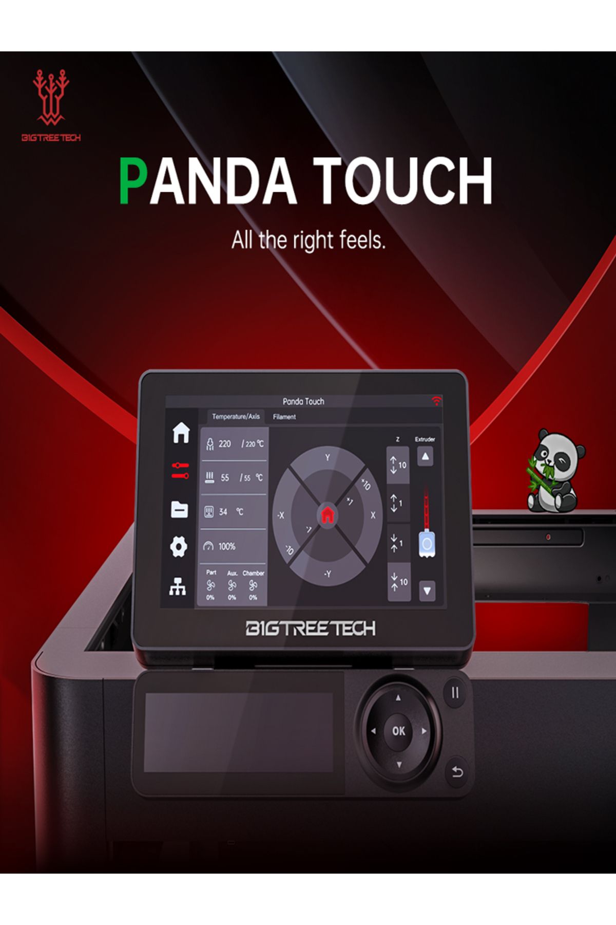 BIGTREETECH-Panda Touch 5 Inch Touch Screen Multi-Printer Wireless Control Upgrade For Bambu Lab ... 8