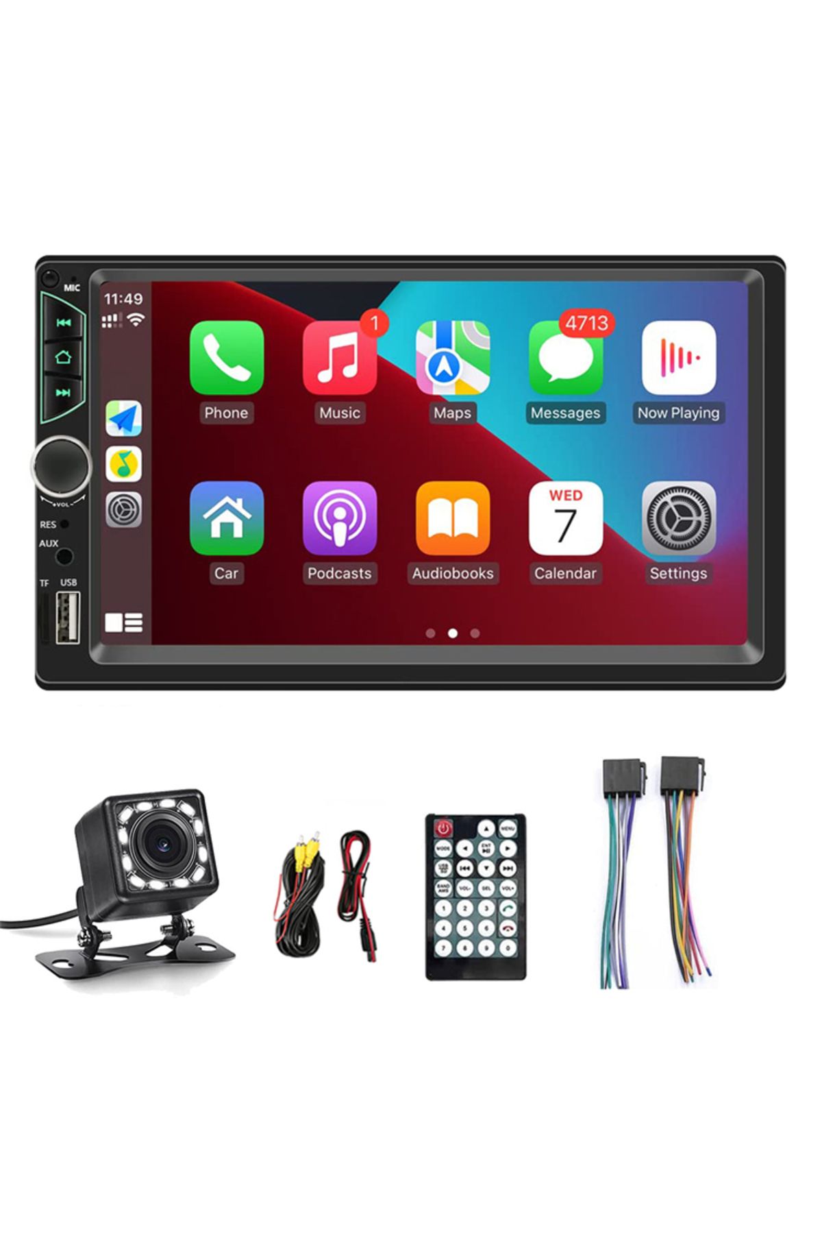 Choice-7 Inch Universal Car Radio Stereo 2 Din Touch Screen Car Video Player Carplay Android Auto with R... 7